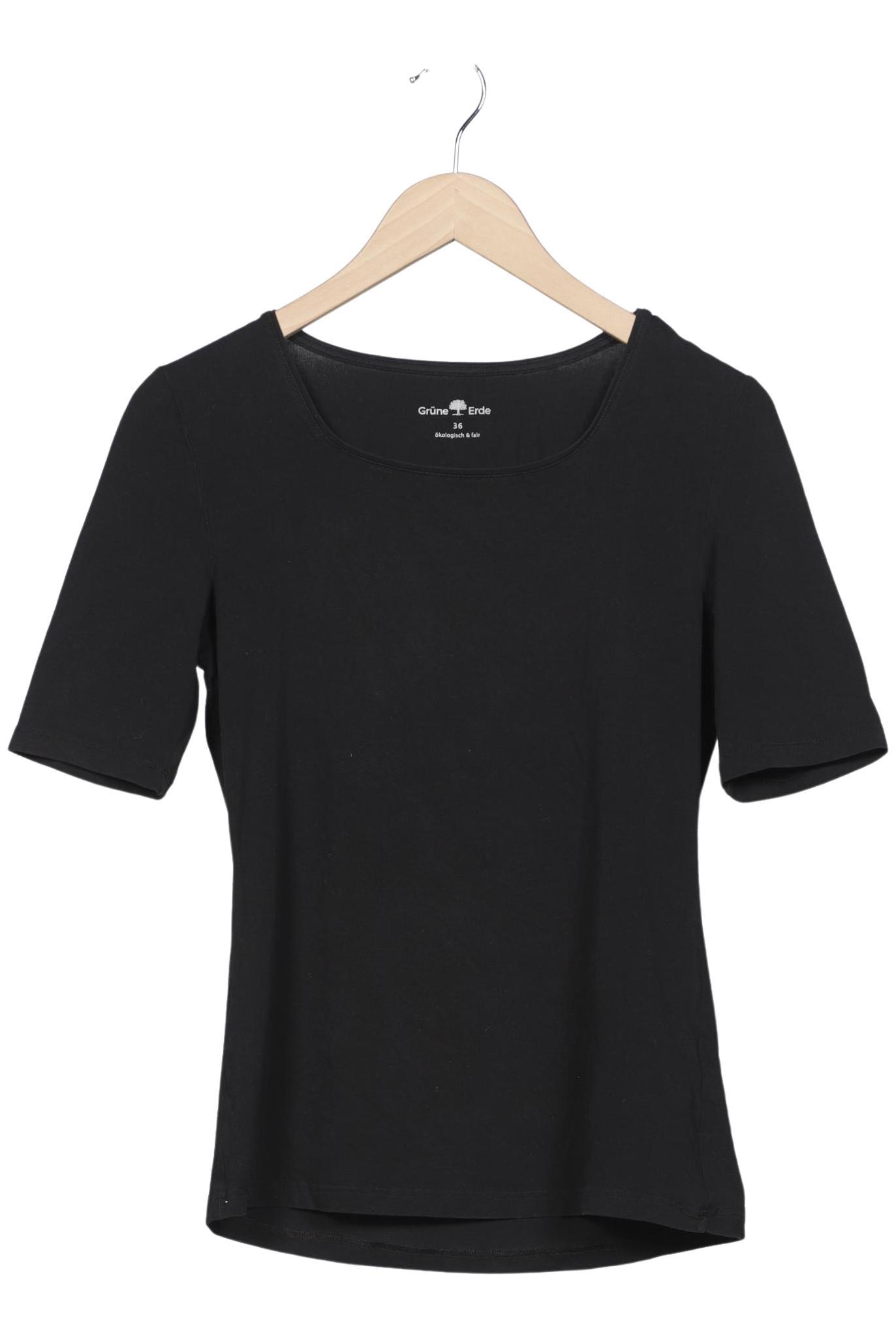

Grüne Erde Damen T-Shirt, schwarz, Gr. 36