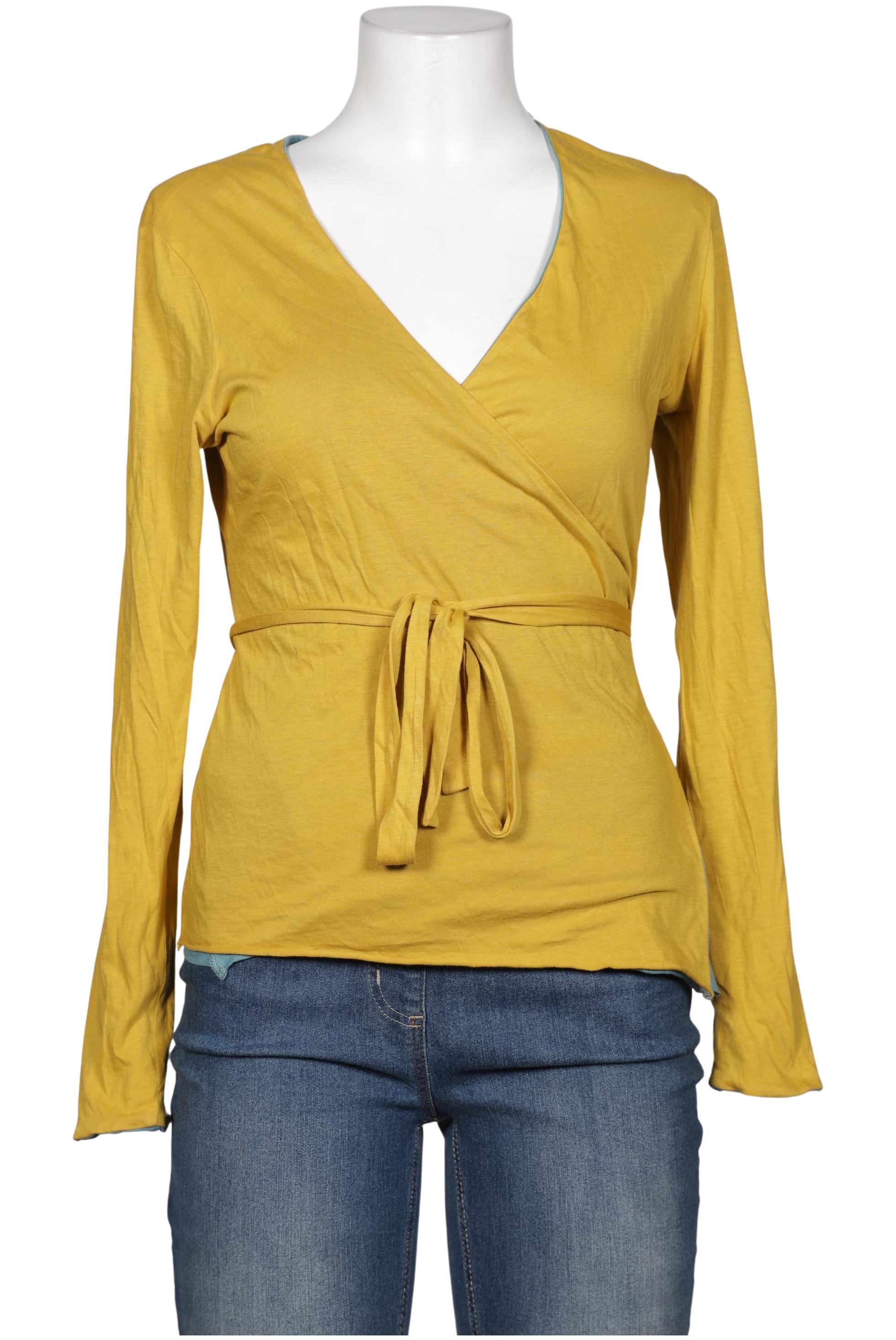 

Grüne Erde Damen Langarmshirt, gelb, Gr. 38
