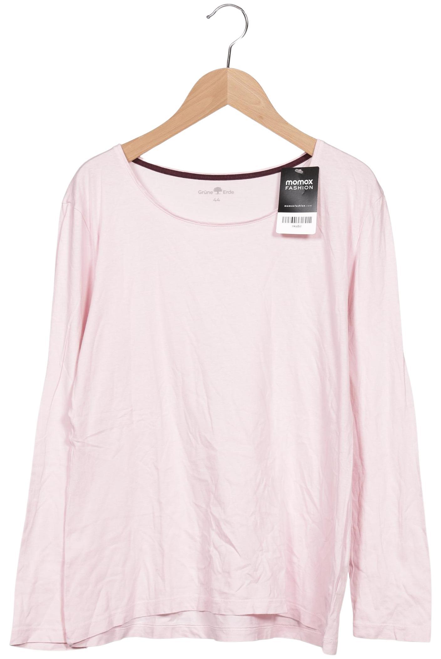 

Grüne Erde Damen Langarmshirt, pink, Gr. 44