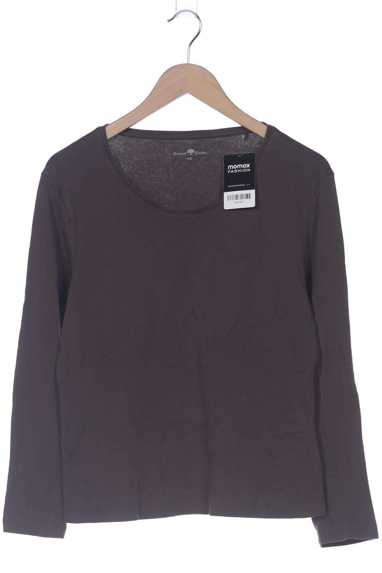 

Grüne Erde Damen Langarmshirt, grau, Gr. 46