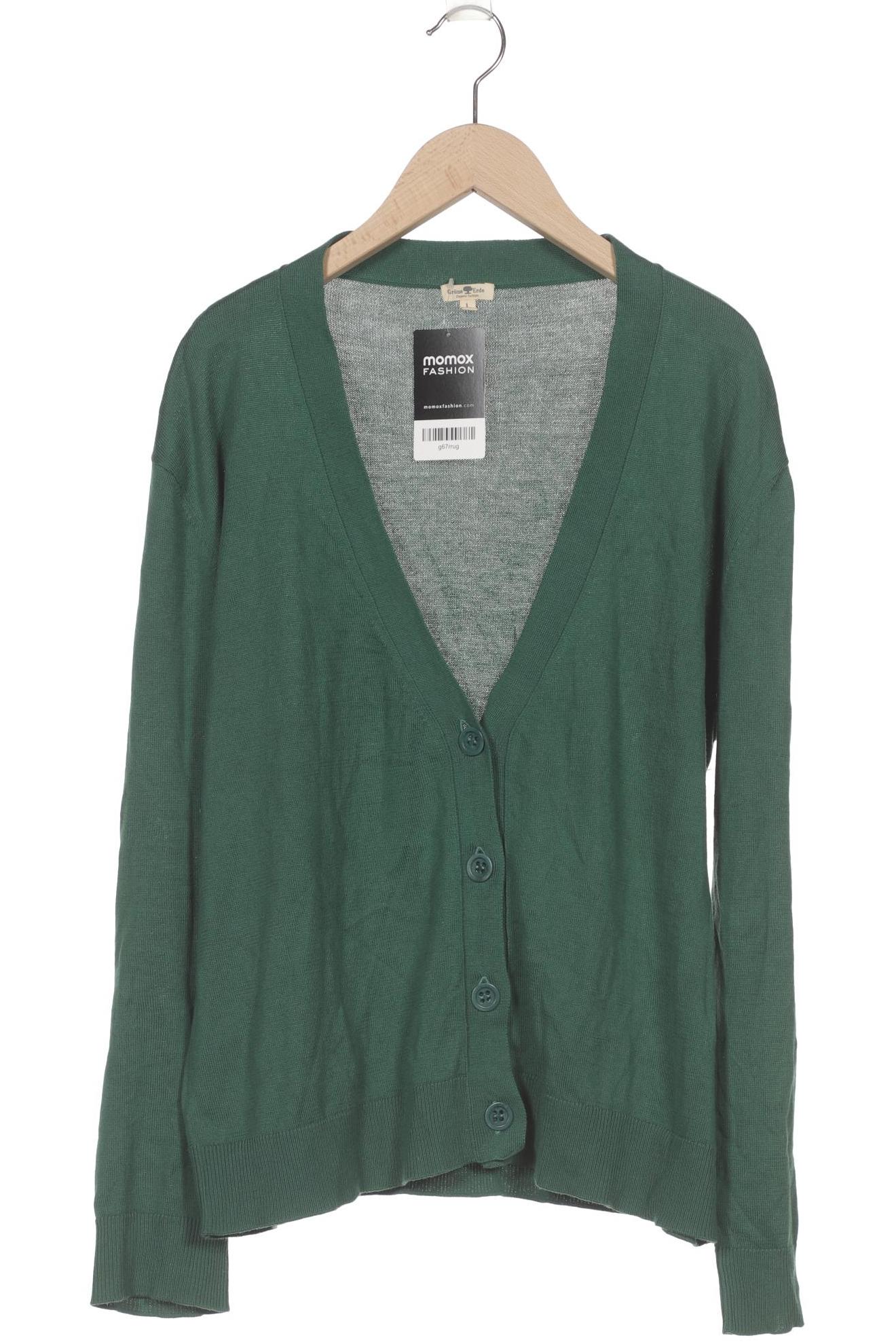 

Grüne Erde Damen Strickjacke, grün, Gr. 42