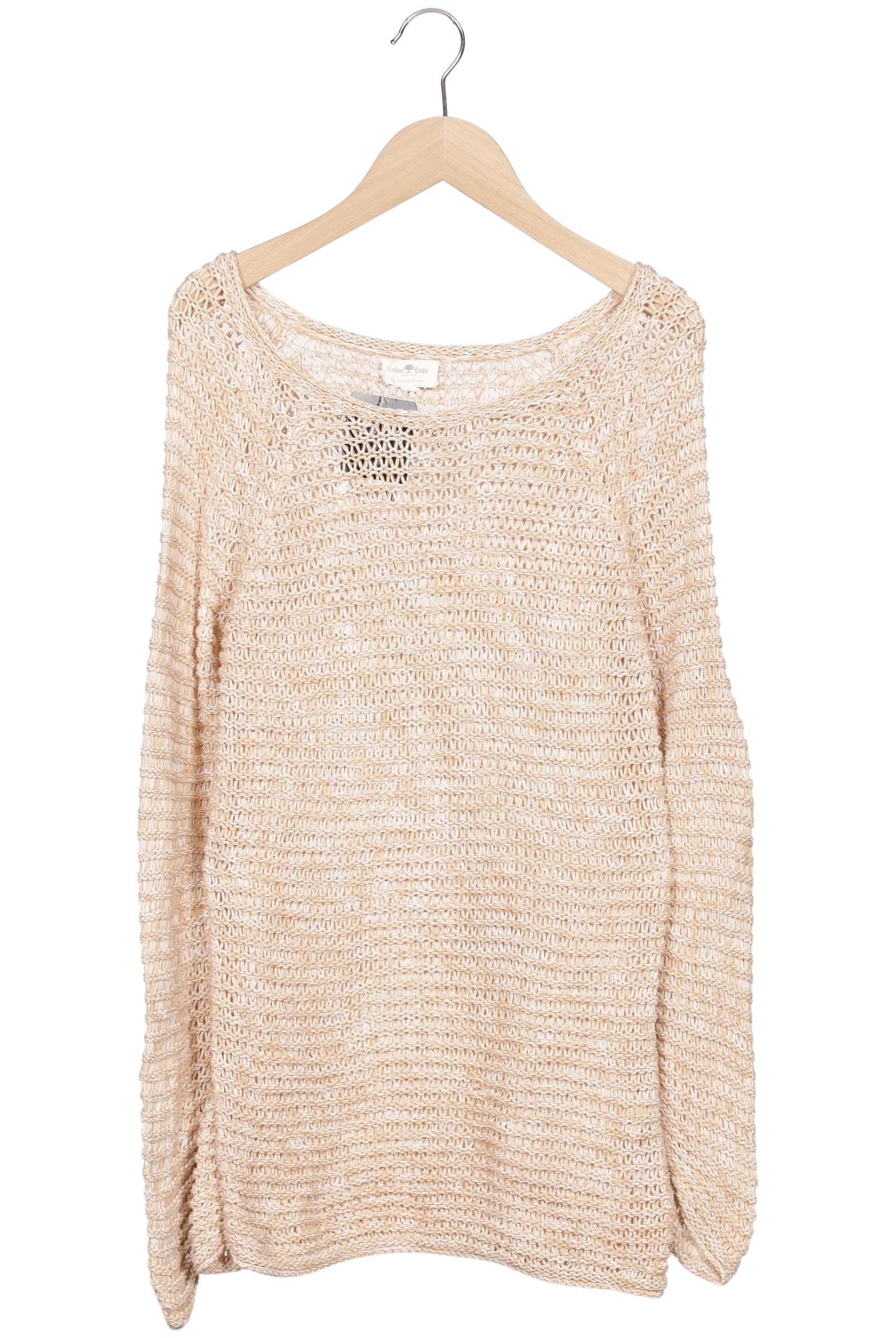

Grüne Erde Damen Pullover, beige, Gr. 36