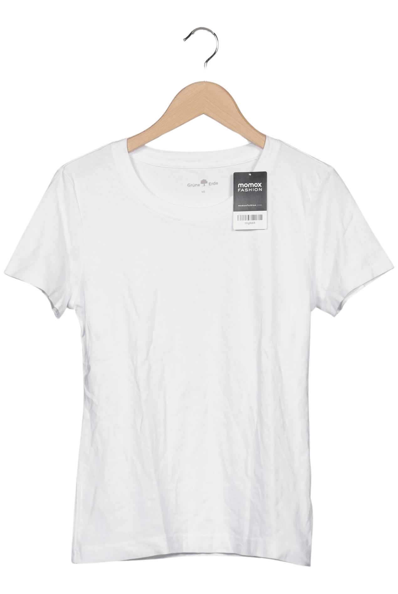 

Grüne Erde Damen T-Shirt, weiß, Gr. 40