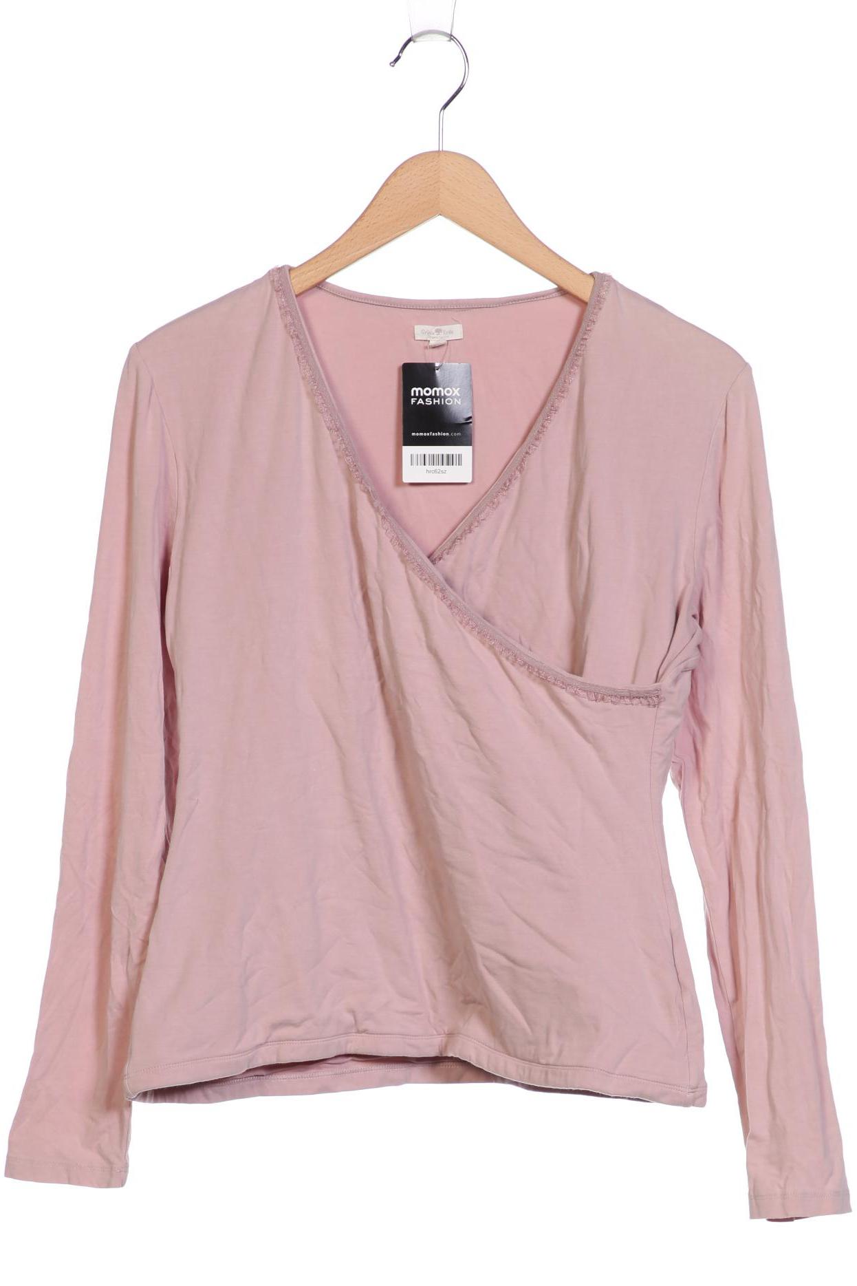 

Grüne Erde Damen Langarmshirt, pink, Gr. 42