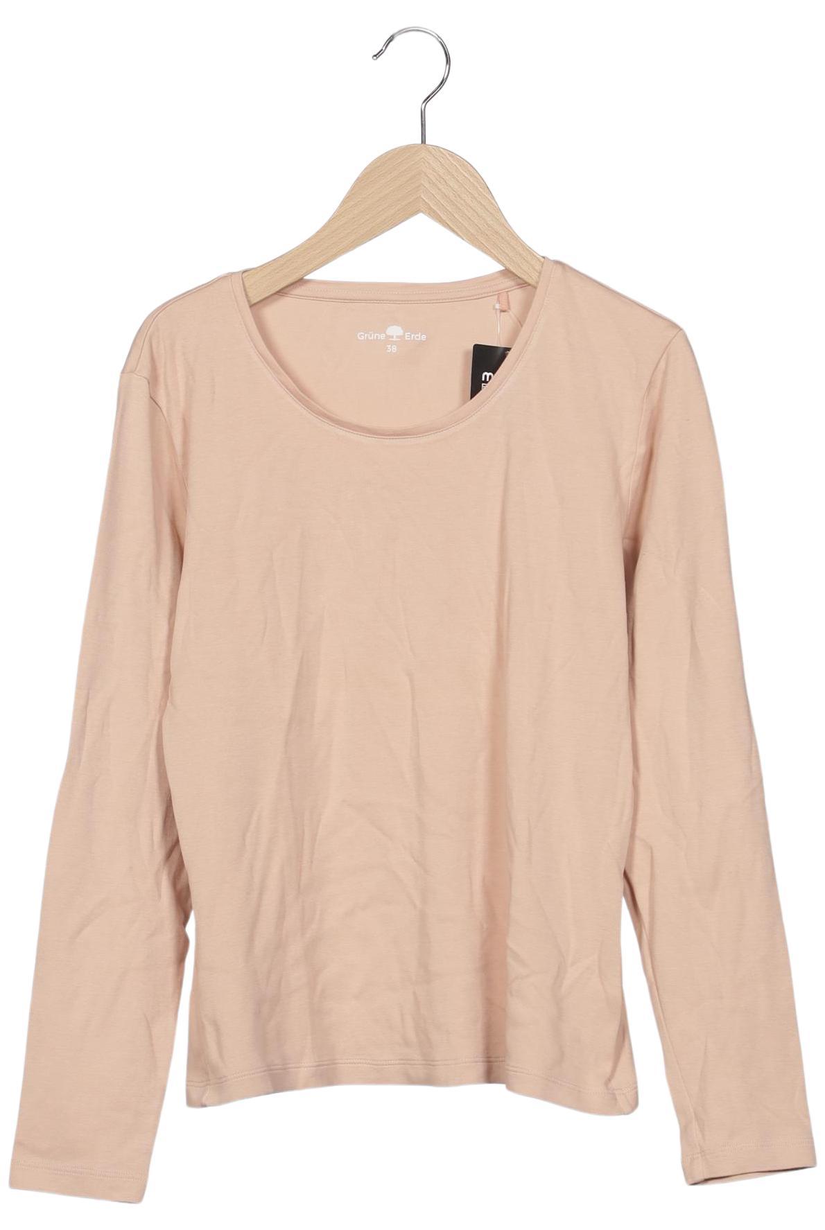 

Grüne Erde Damen Langarmshirt, beige, Gr. 38