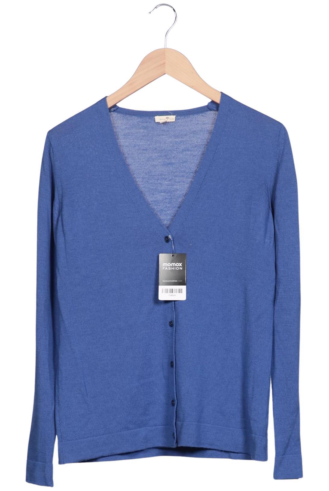 

Grüne Erde Damen Strickjacke, blau, Gr. 38