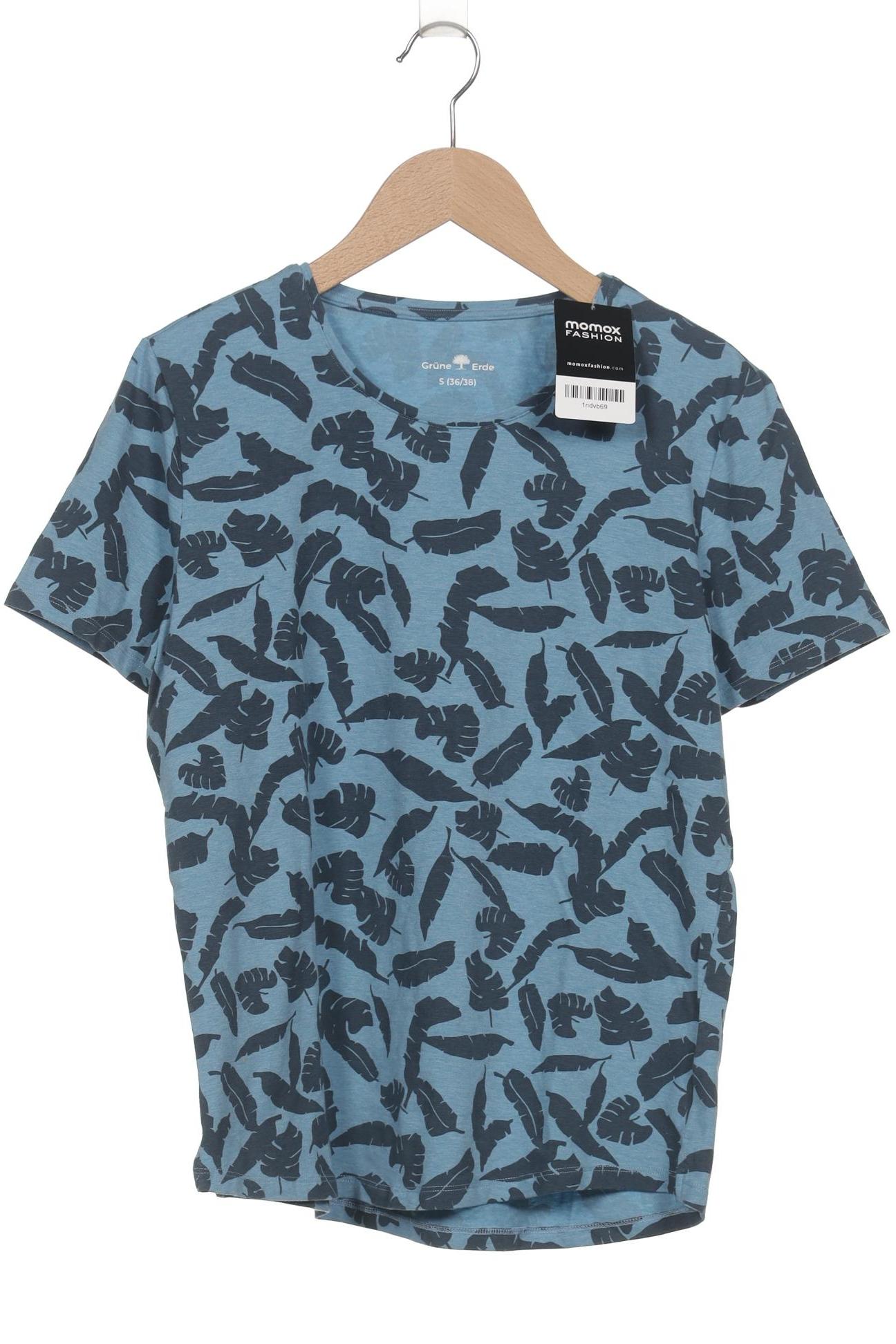 

Grüne Erde Damen T-Shirt, blau, Gr. 36