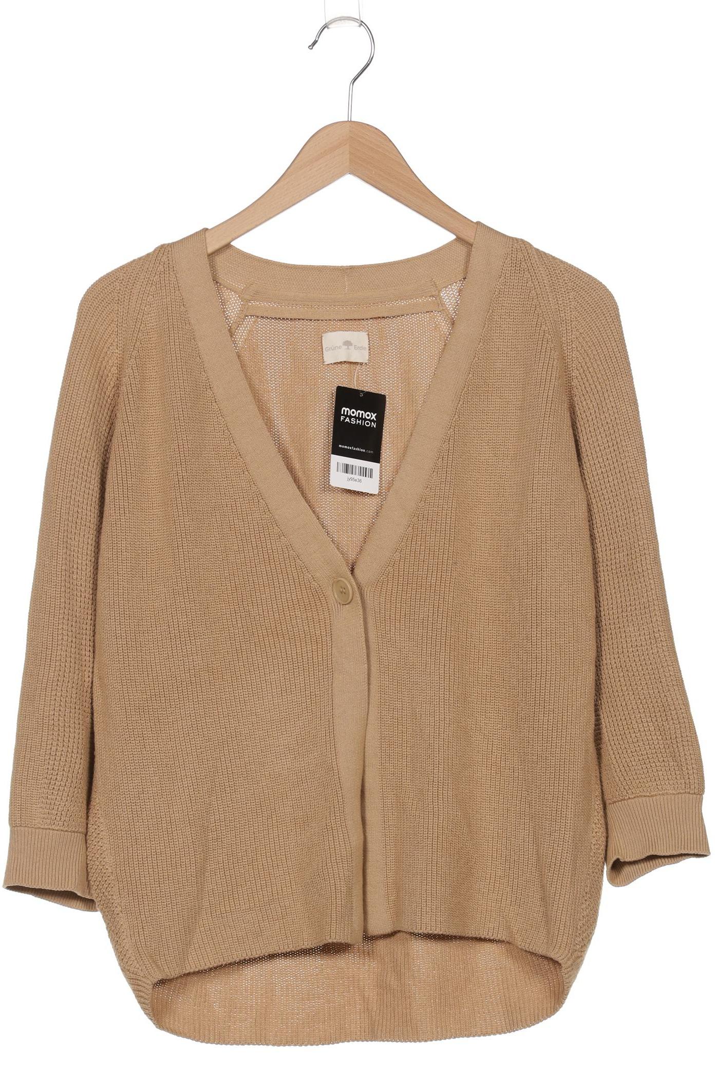 

Grüne Erde Damen Strickjacke, braun, Gr. 36