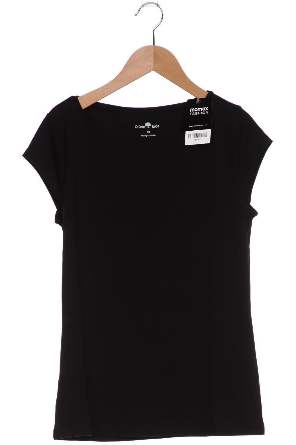 

Grüne Erde Damen T-Shirt, schwarz, Gr. 38