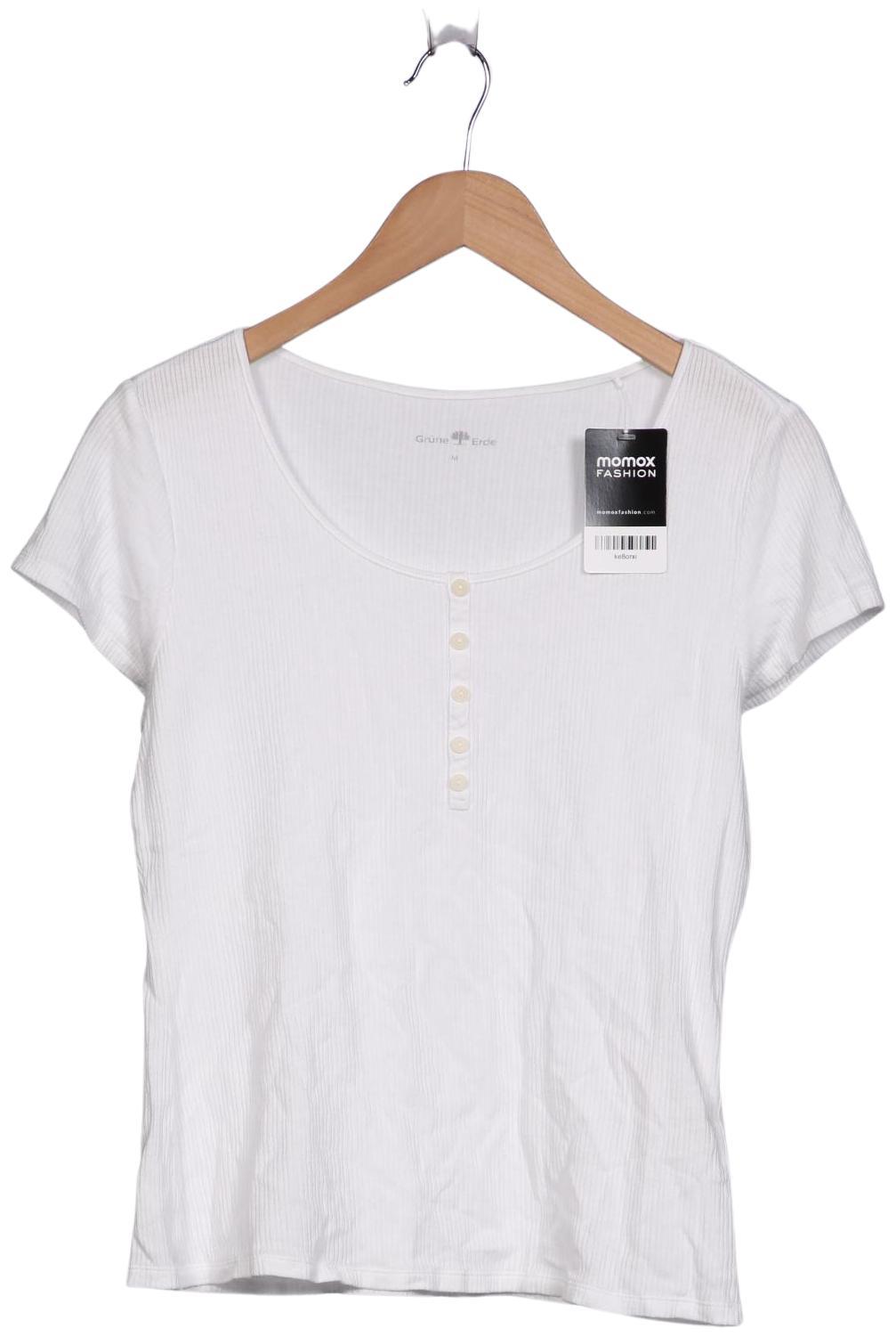 

Grüne Erde Damen T-Shirt, weiß, Gr. 38