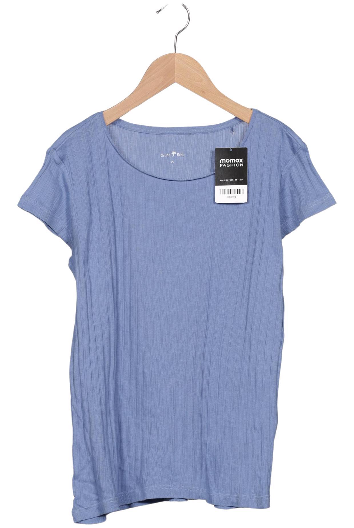 

Grüne Erde Damen T-Shirt, blau, Gr. 34