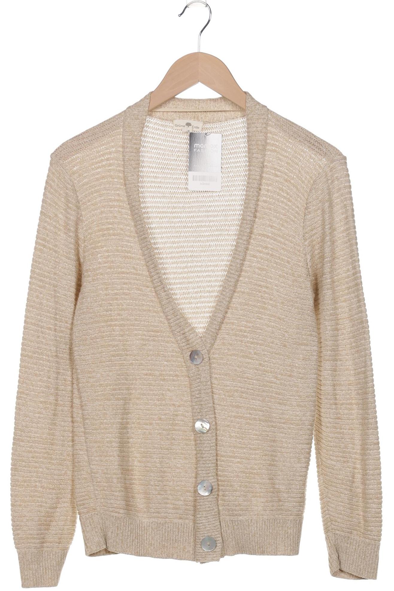 

Grüne Erde Damen Strickjacke, beige, Gr. 36