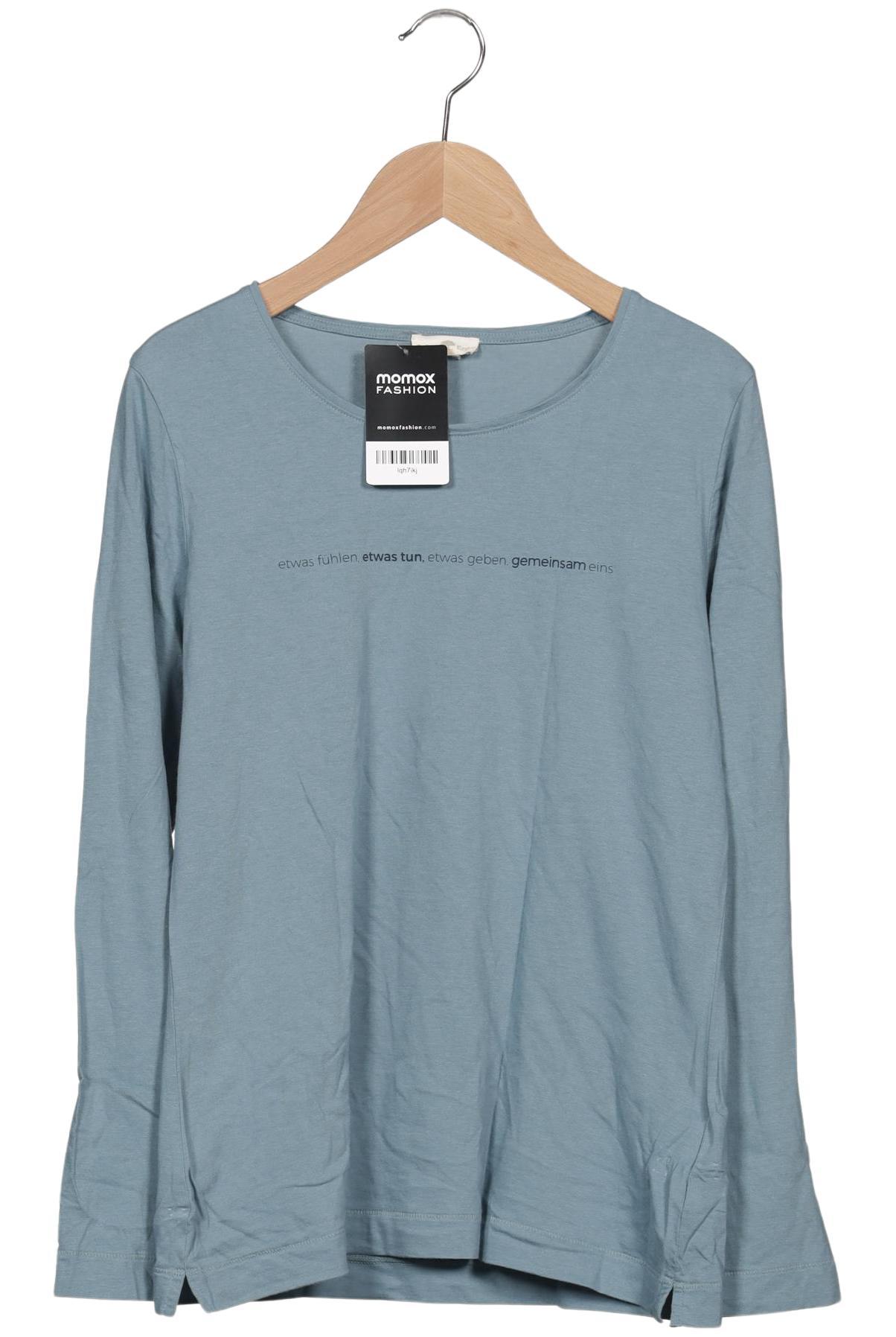 

Grüne Erde Damen Langarmshirt, hellblau, Gr. 38