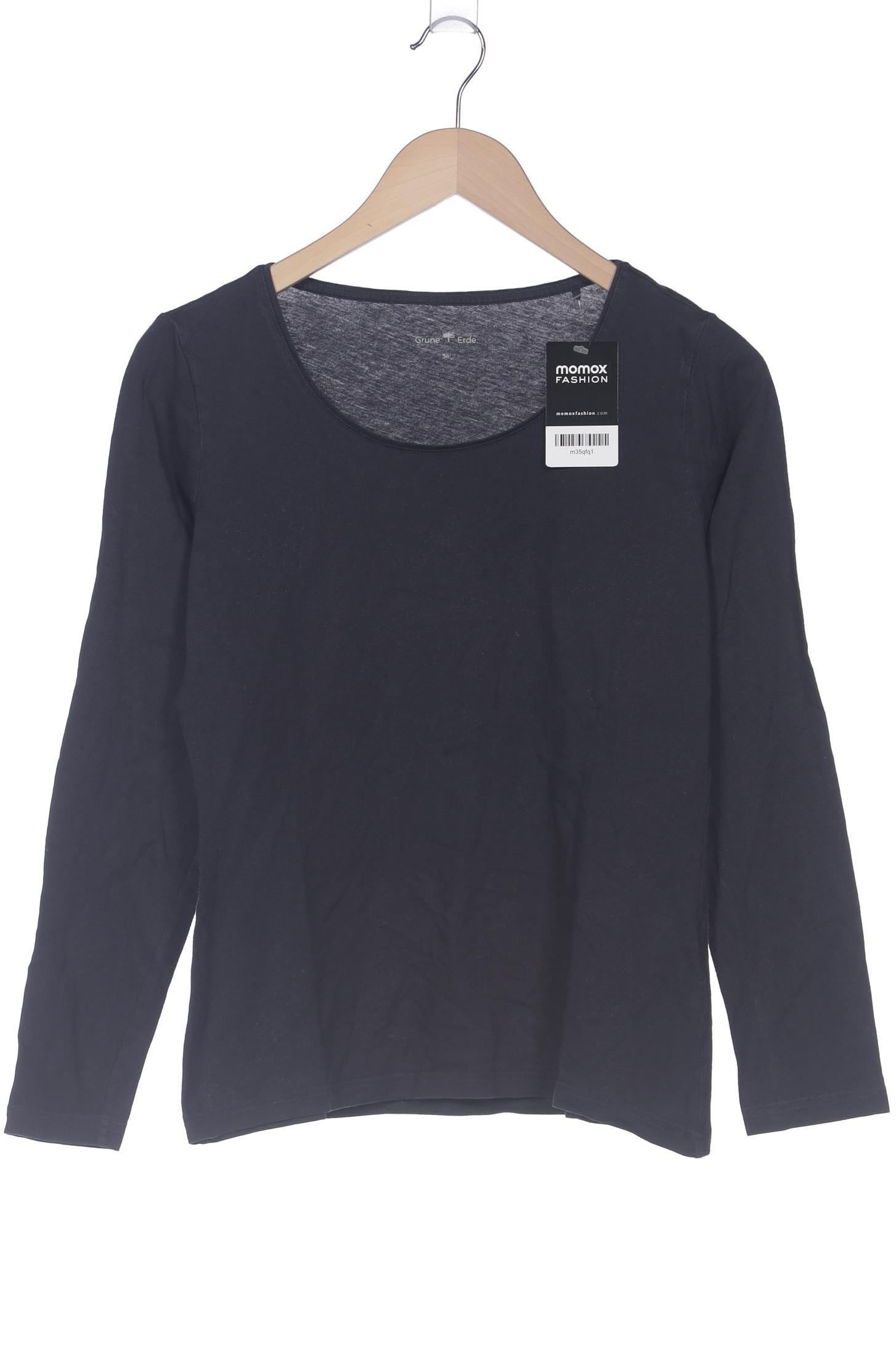 

Grüne Erde Damen Langarmshirt, grau, Gr. 36
