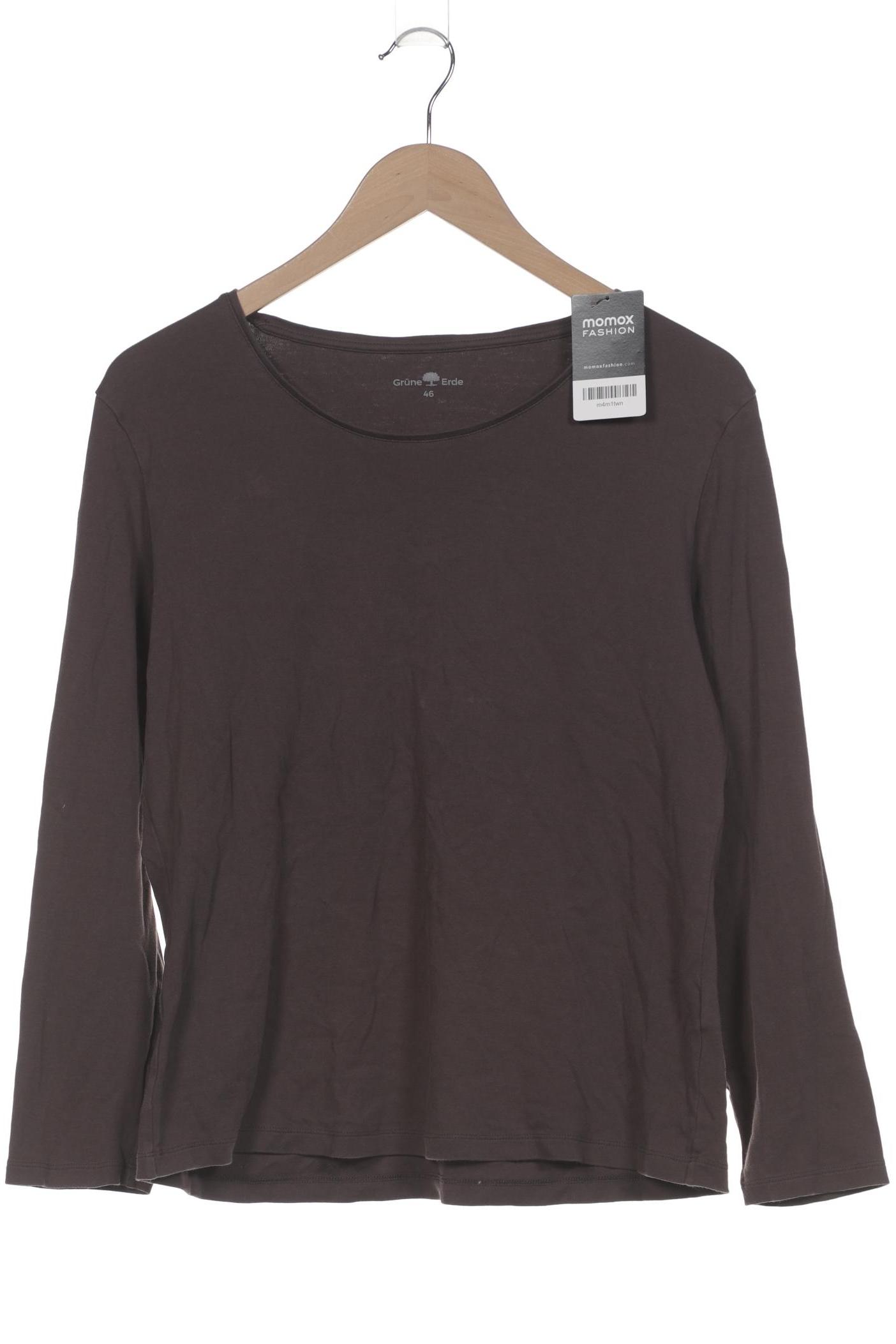 

Grüne Erde Damen Langarmshirt, braun, Gr. 46