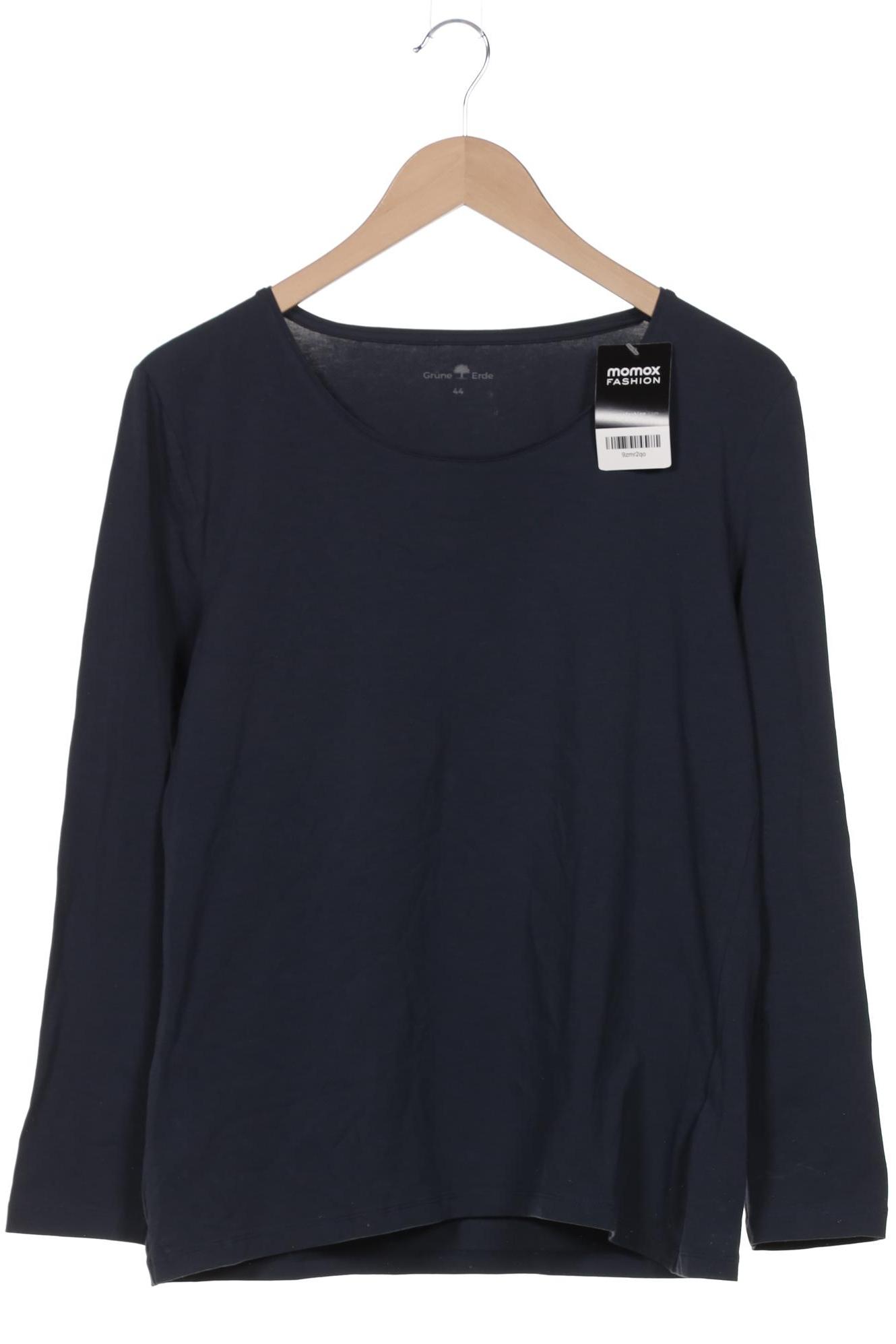 

Grüne Erde Damen Langarmshirt, marineblau, Gr. 44