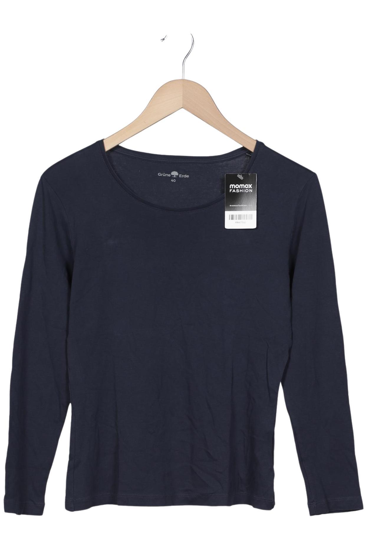 

Grüne Erde Damen Langarmshirt, marineblau, Gr. 40