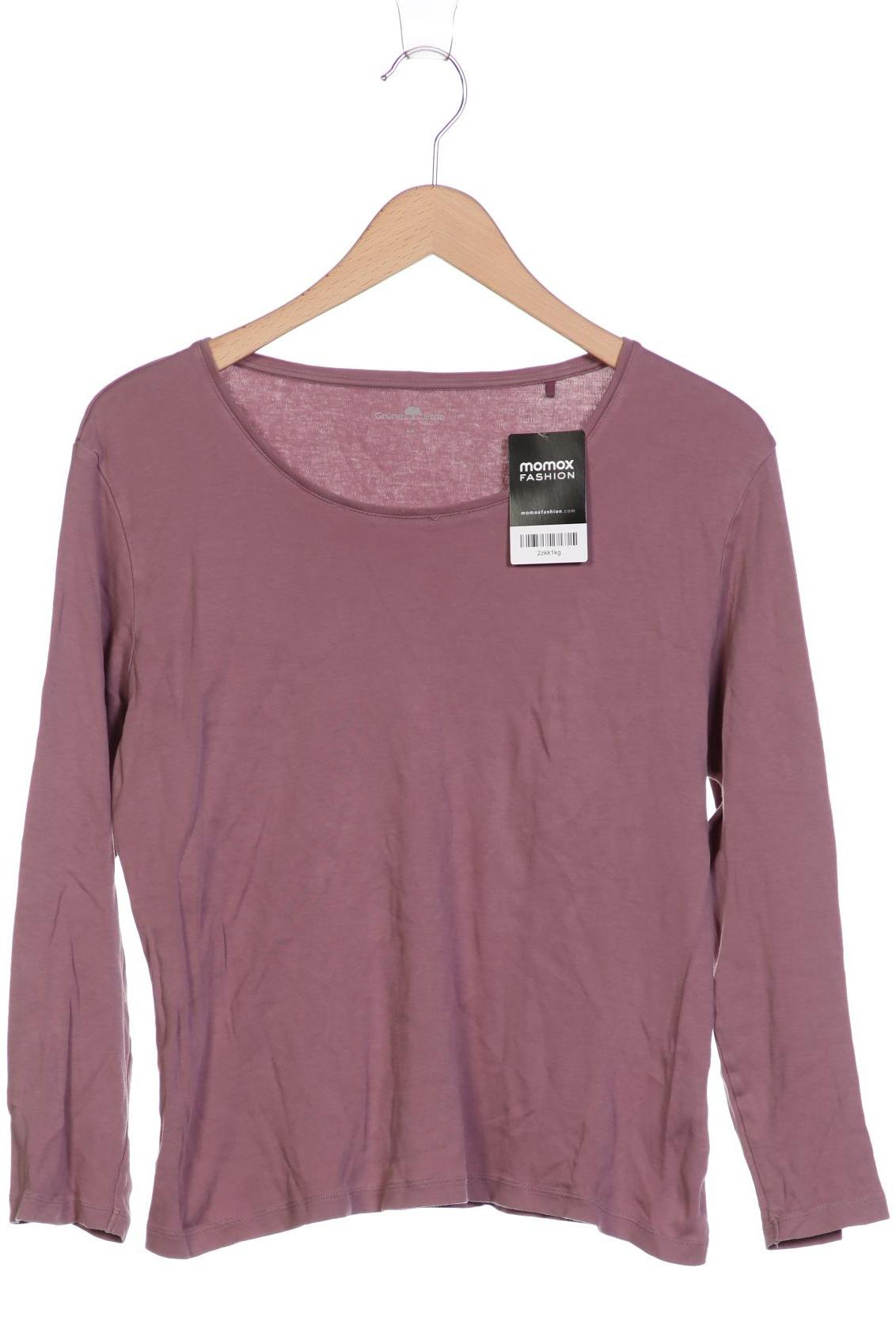 

Grüne Erde Damen Langarmshirt, pink