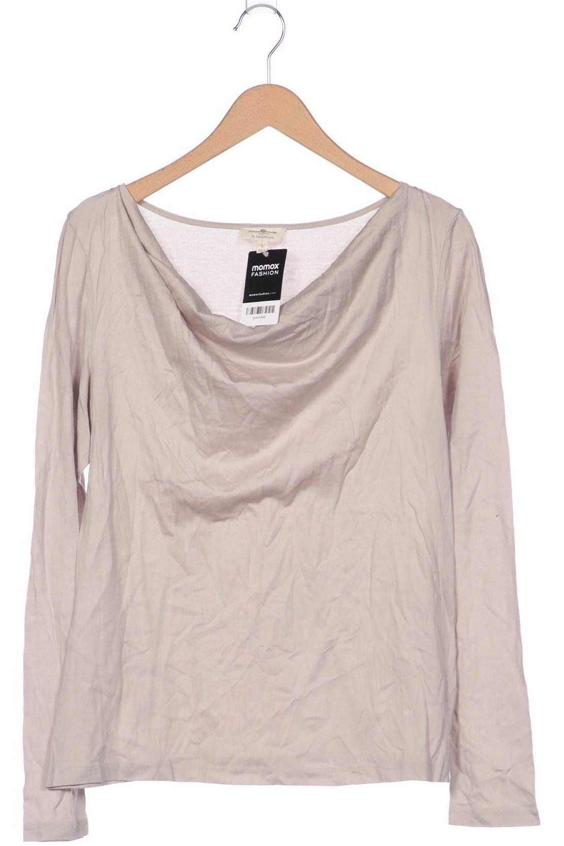 

Grüne Erde Damen Langarmshirt, beige, Gr. 42