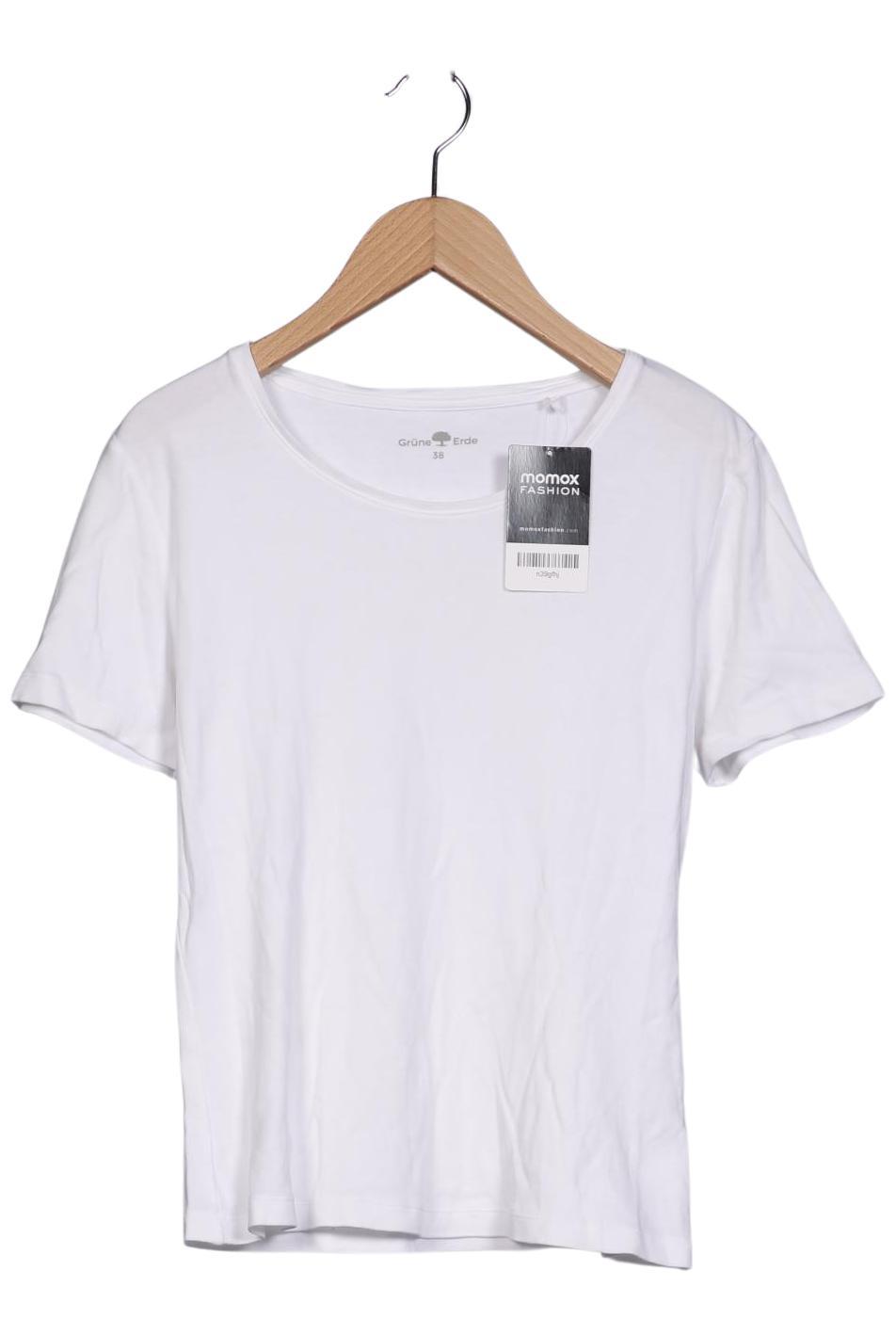 

Grüne Erde Damen T-Shirt, weiß, Gr. 38