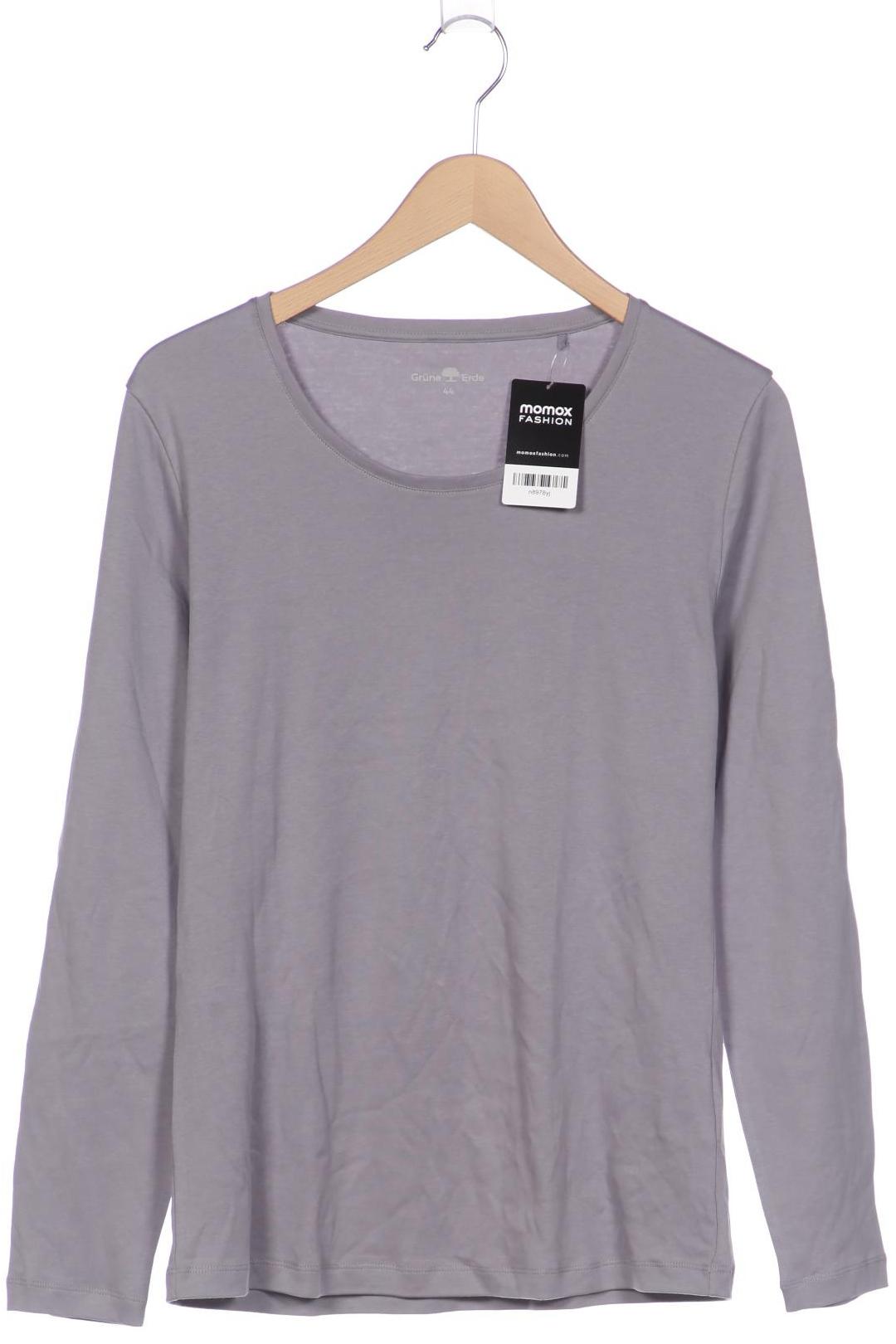 

Grüne Erde Damen Langarmshirt, grau