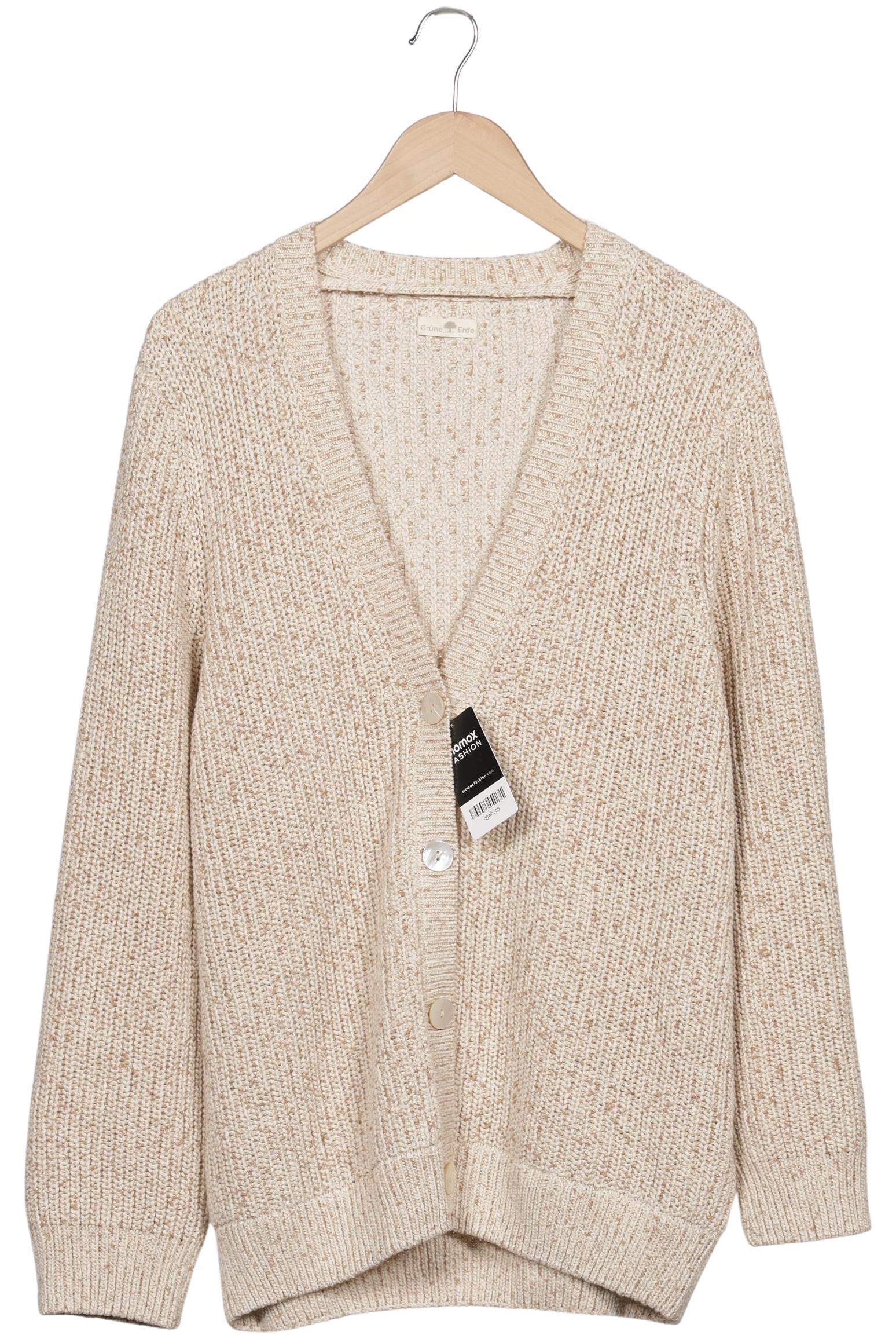 

Grüne Erde Damen Strickjacke, beige, Gr. 46