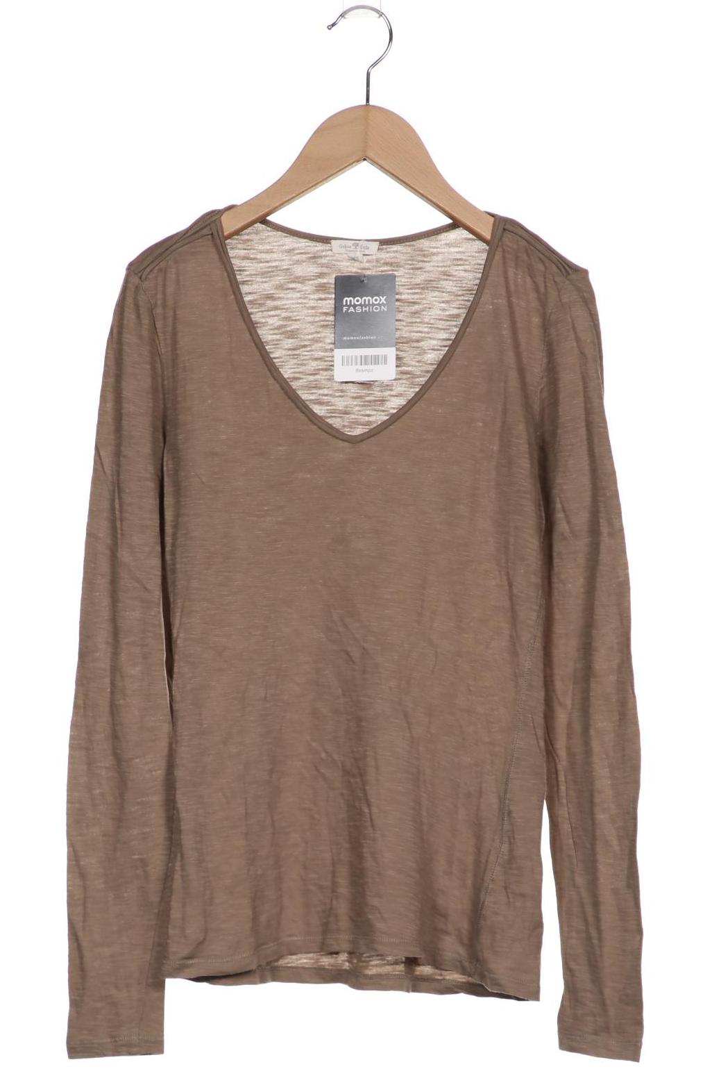 

Grüne Erde Damen Langarmshirt, beige, Gr. 34