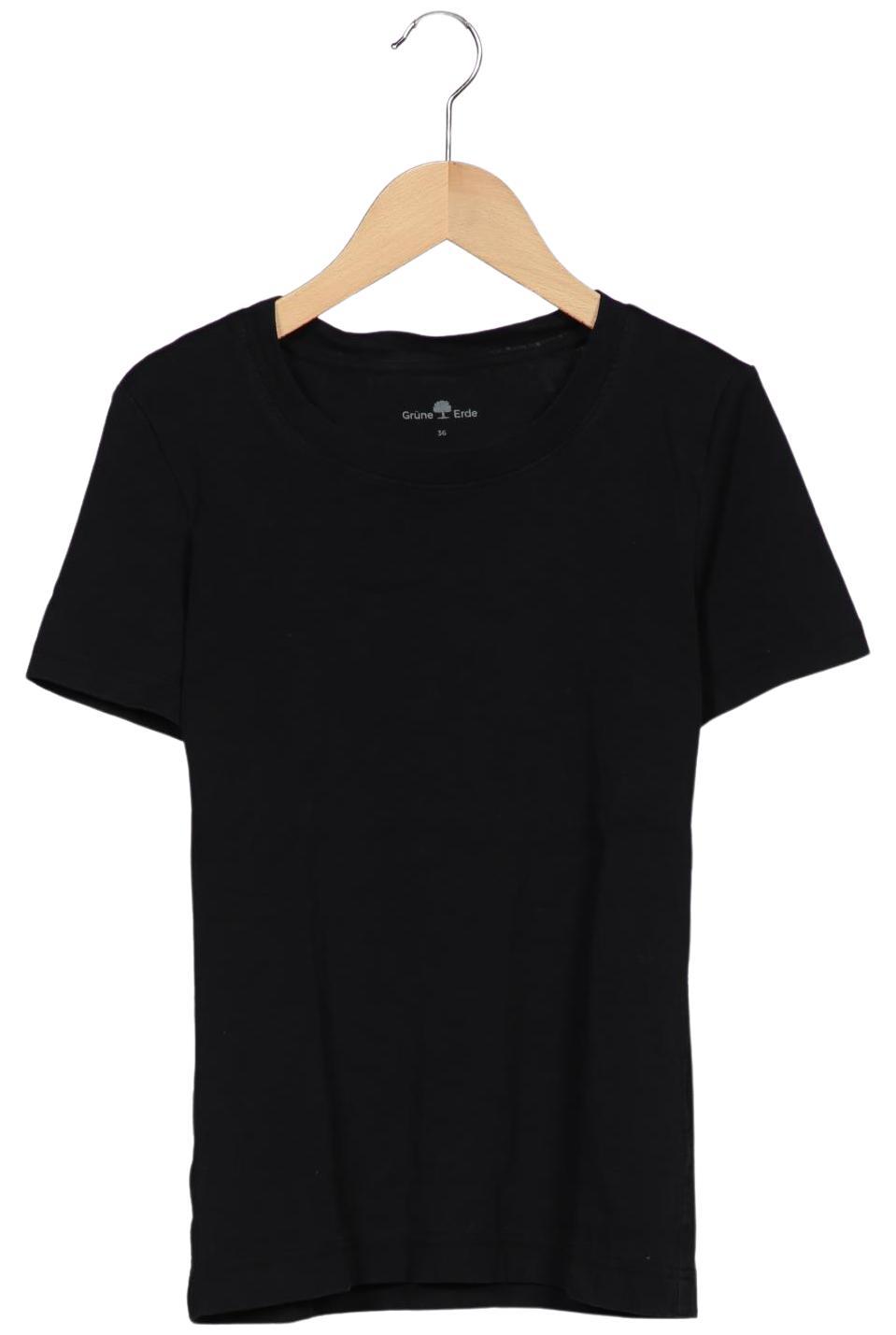 

Grüne Erde Damen T-Shirt, schwarz, Gr. 36