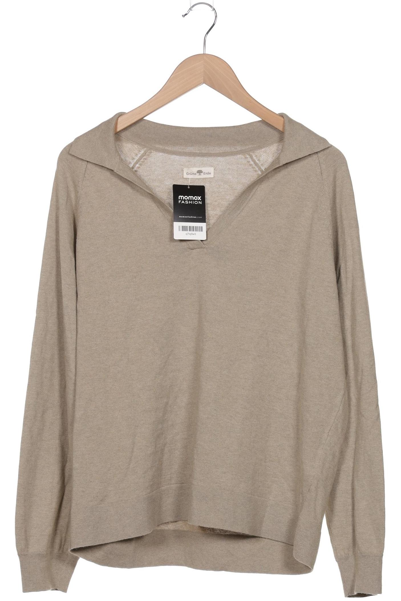 

Grüne Erde Damen Pullover, beige, Gr. 42
