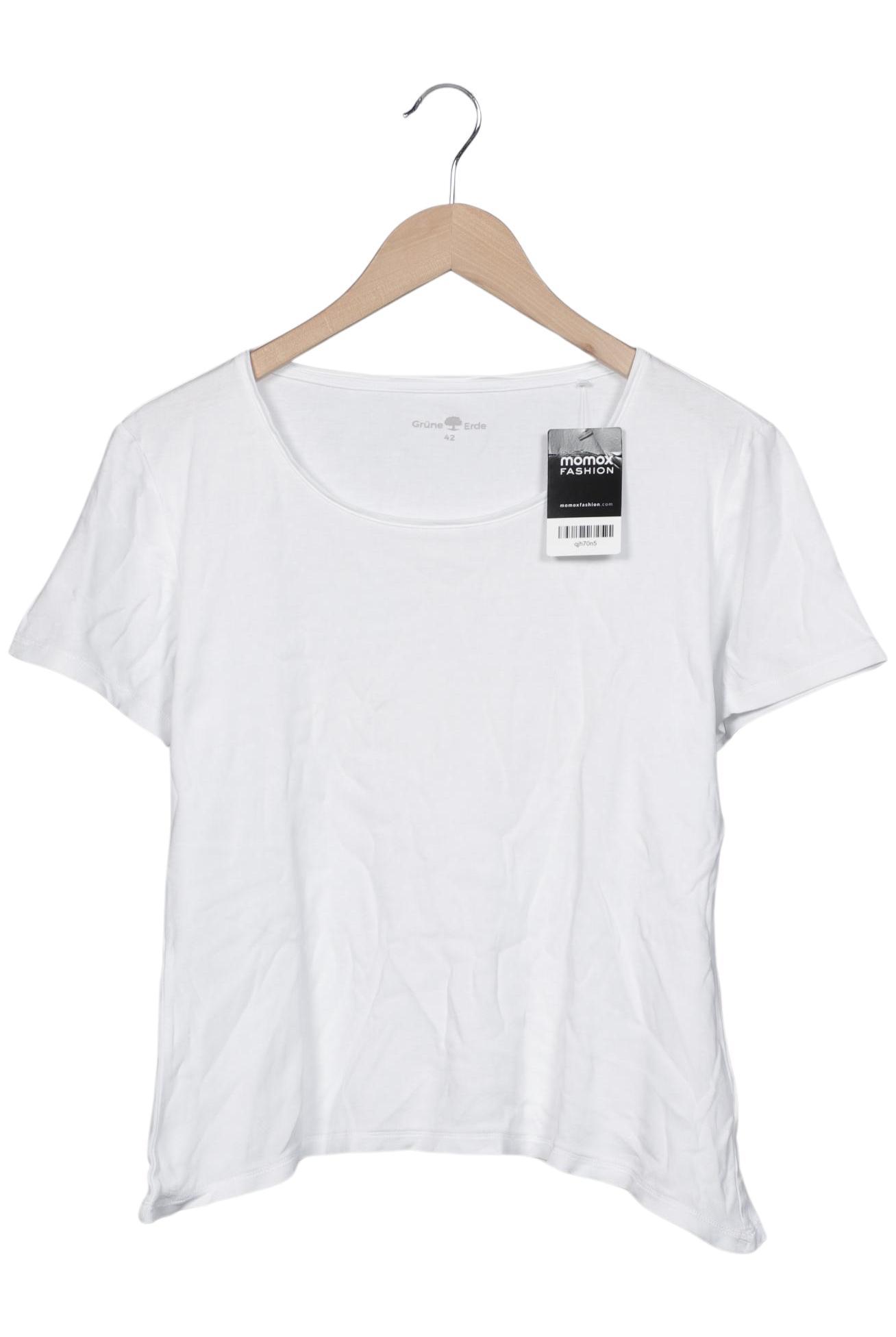 

Grüne Erde Damen T-Shirt, weiß, Gr. 42