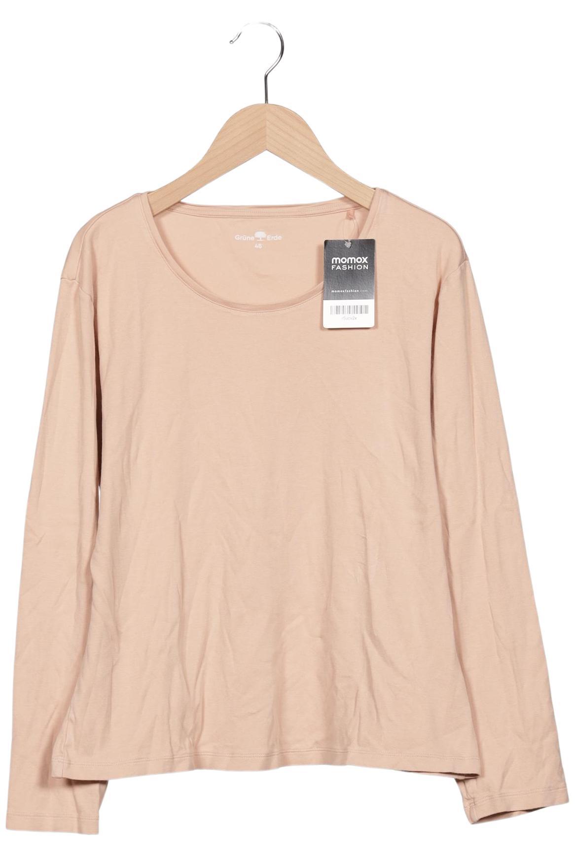 

Grüne Erde Damen Langarmshirt, beige, Gr. 46