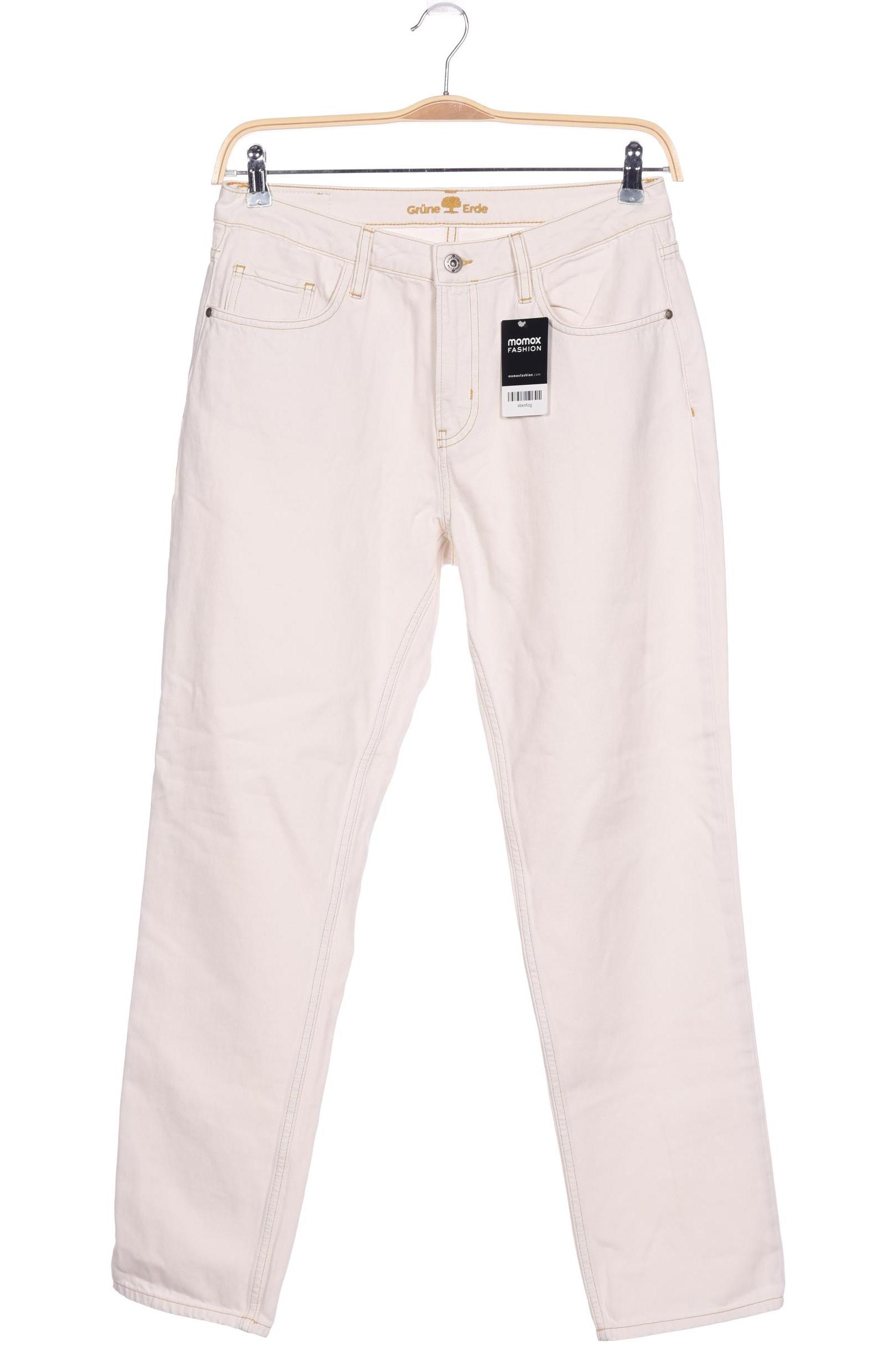 

Grüne Erde Damen Jeans, weiß, Gr. 40