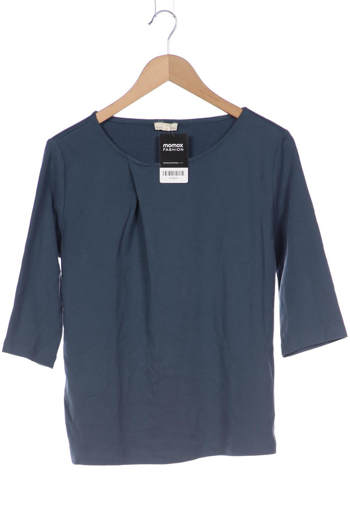 

Grüne Erde Damen Langarmshirt, blau