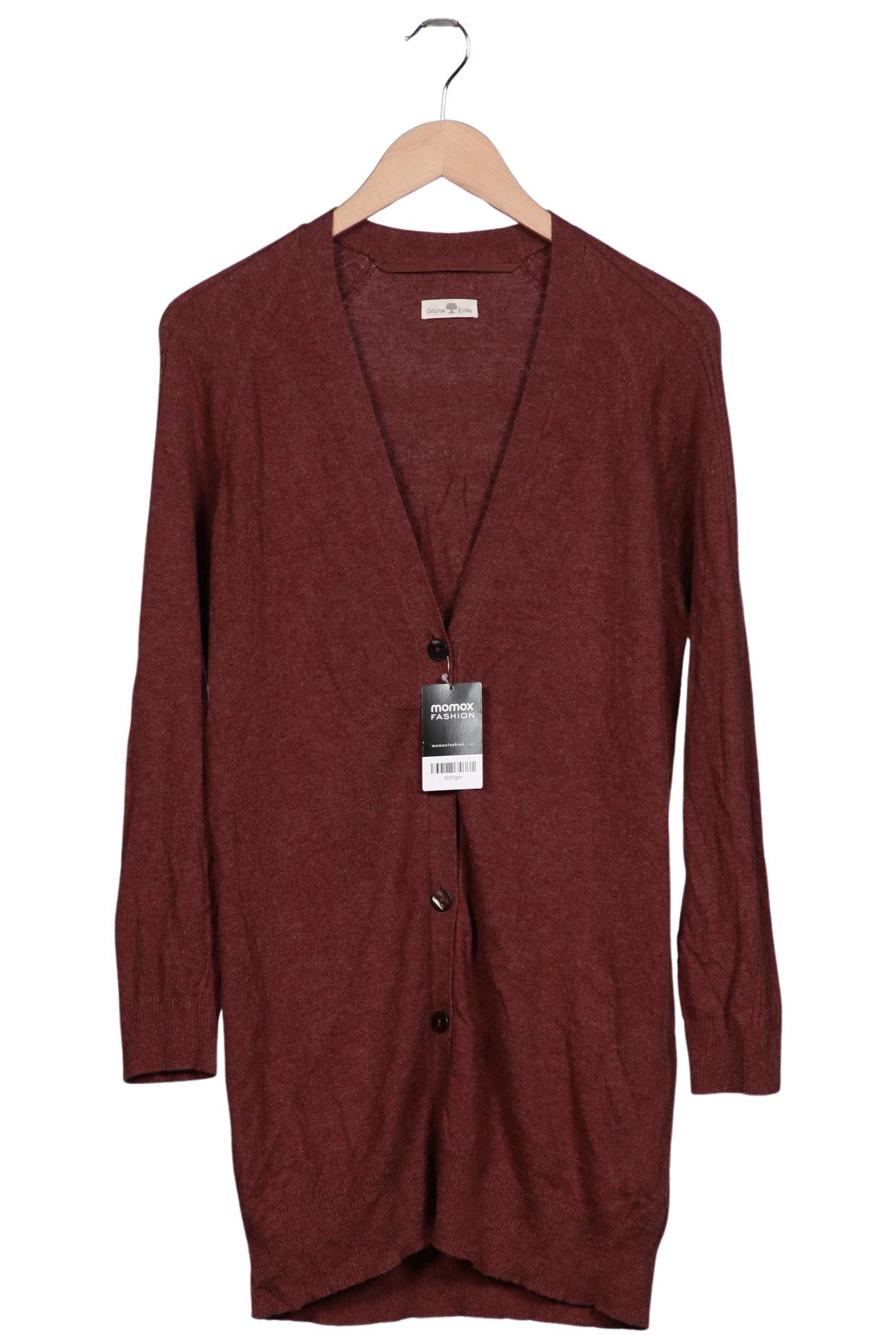 

Grüne Erde Damen Strickjacke, bordeaux, Gr. 36