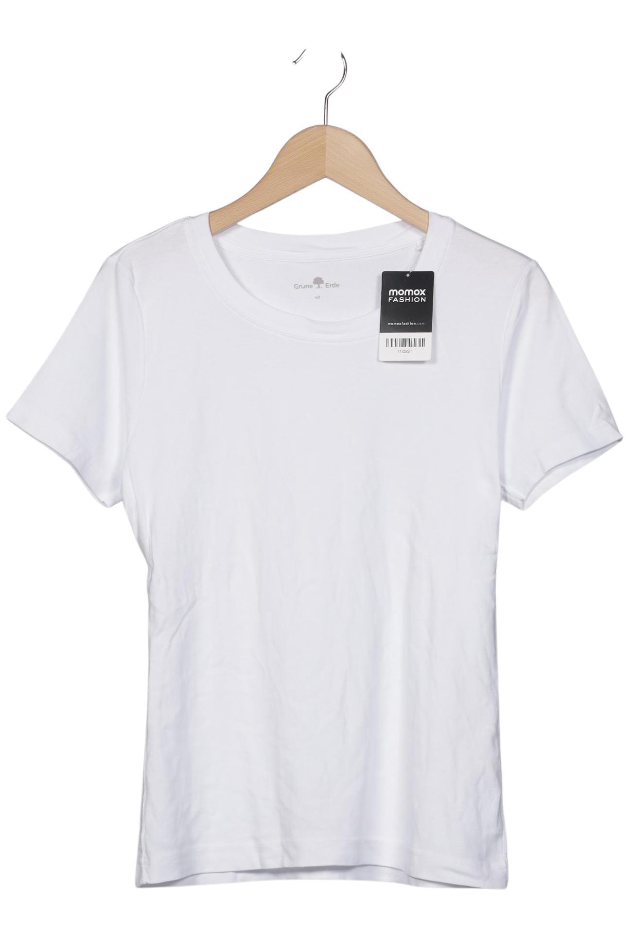 

Grüne Erde Damen T-Shirt, weiß, Gr. 40