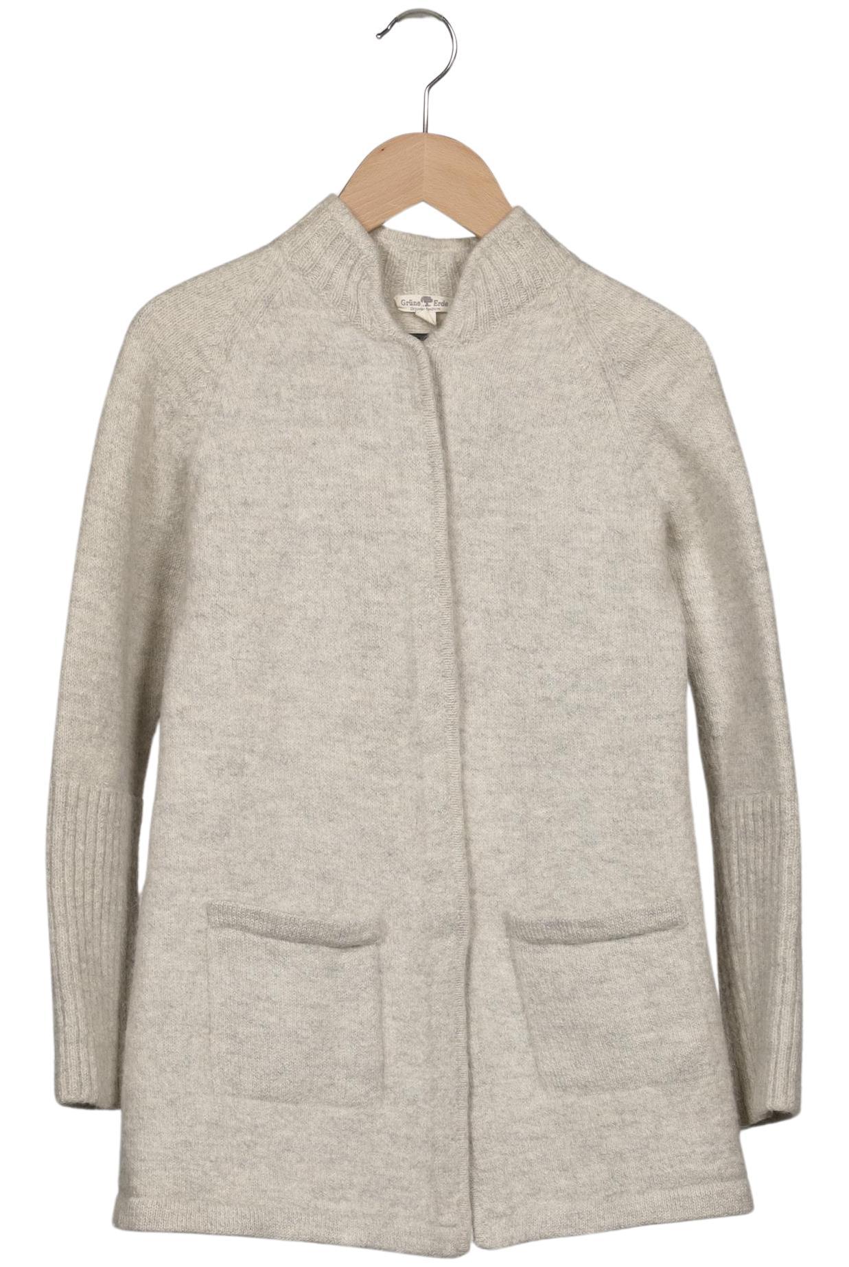 

Grüne Erde Damen Strickjacke, grau, Gr. 36