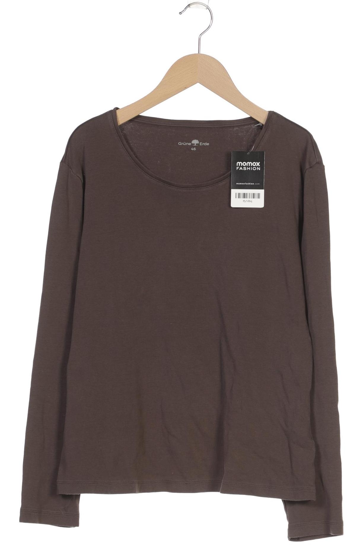 

Grüne Erde Damen Langarmshirt, braun, Gr. 46