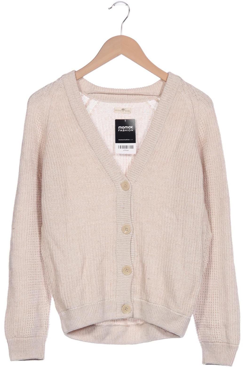 

Grüne Erde Damen Strickjacke, beige, Gr. 34