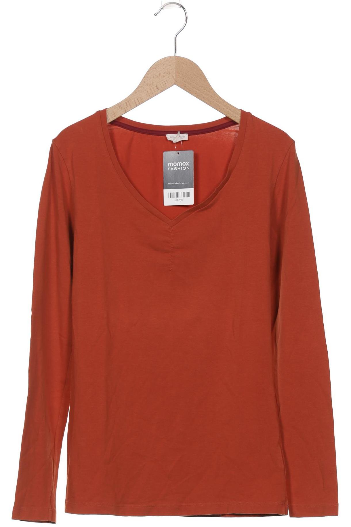 

Grüne Erde Damen Langarmshirt, orange, Gr. 36