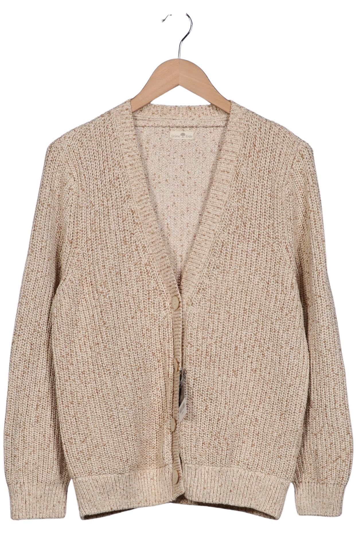 

Grüne Erde Damen Strickjacke, beige, Gr. 40