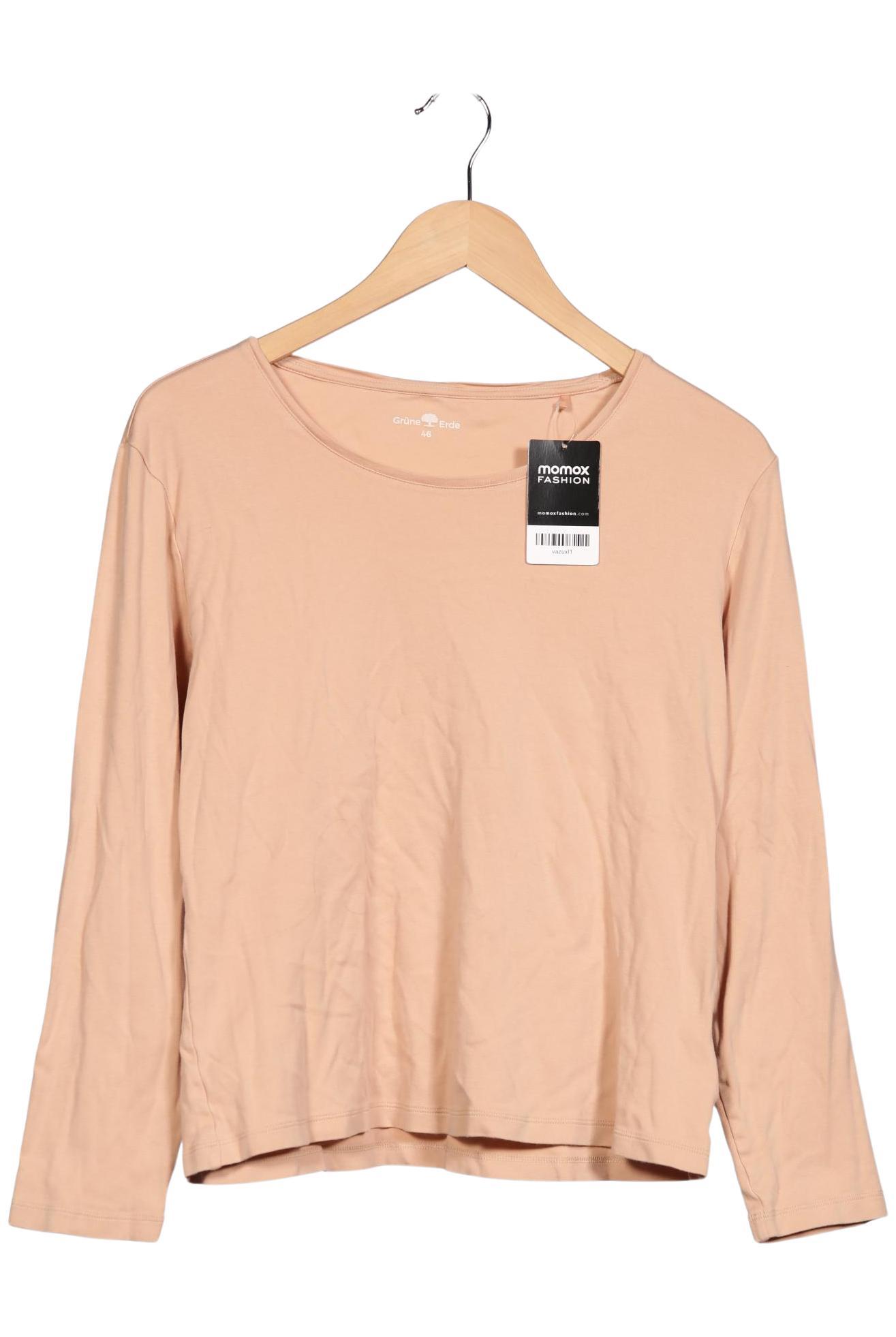 

Grüne Erde Damen Langarmshirt, beige, Gr. 46