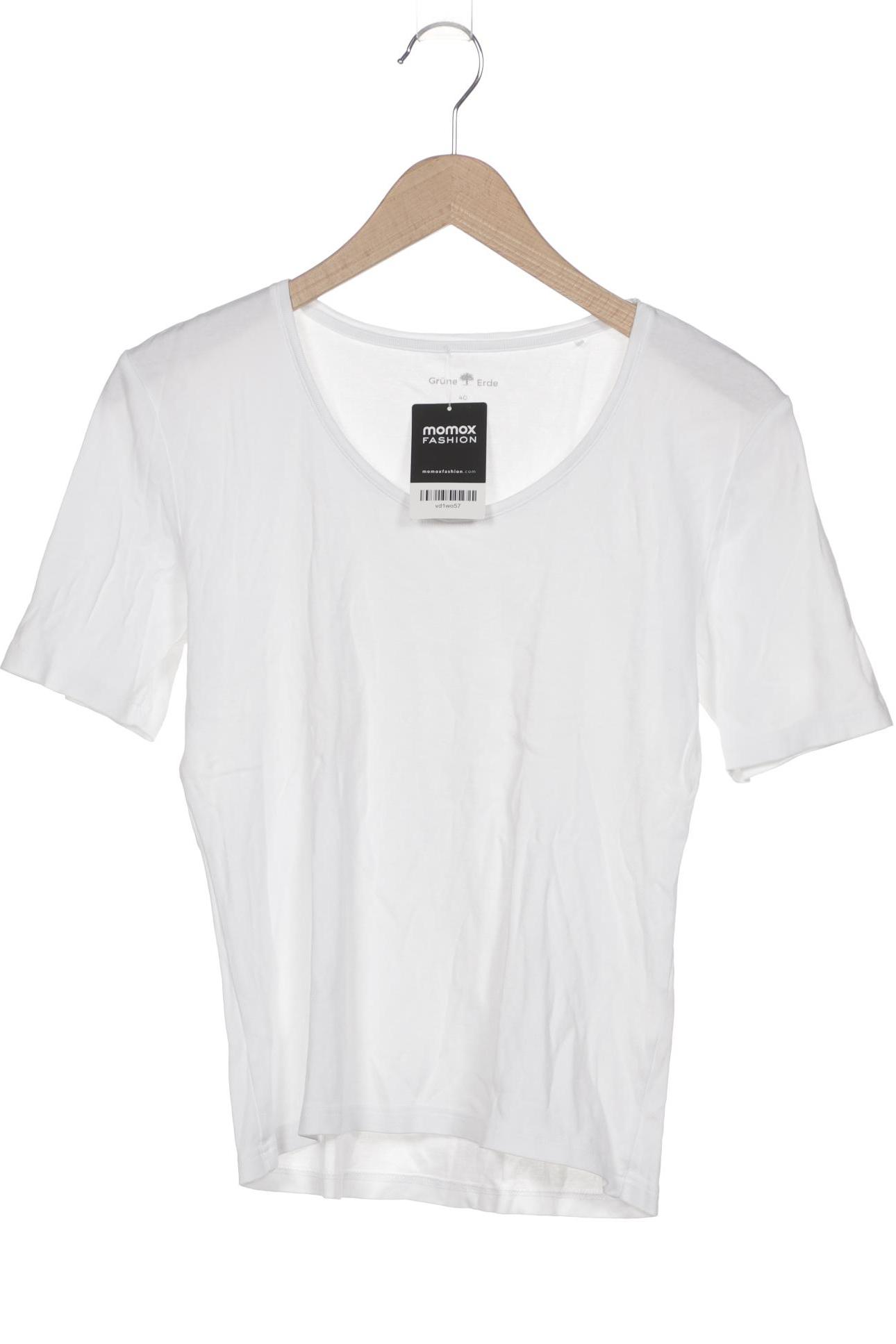 

Grüne Erde Damen T-Shirt, weiß, Gr. 40