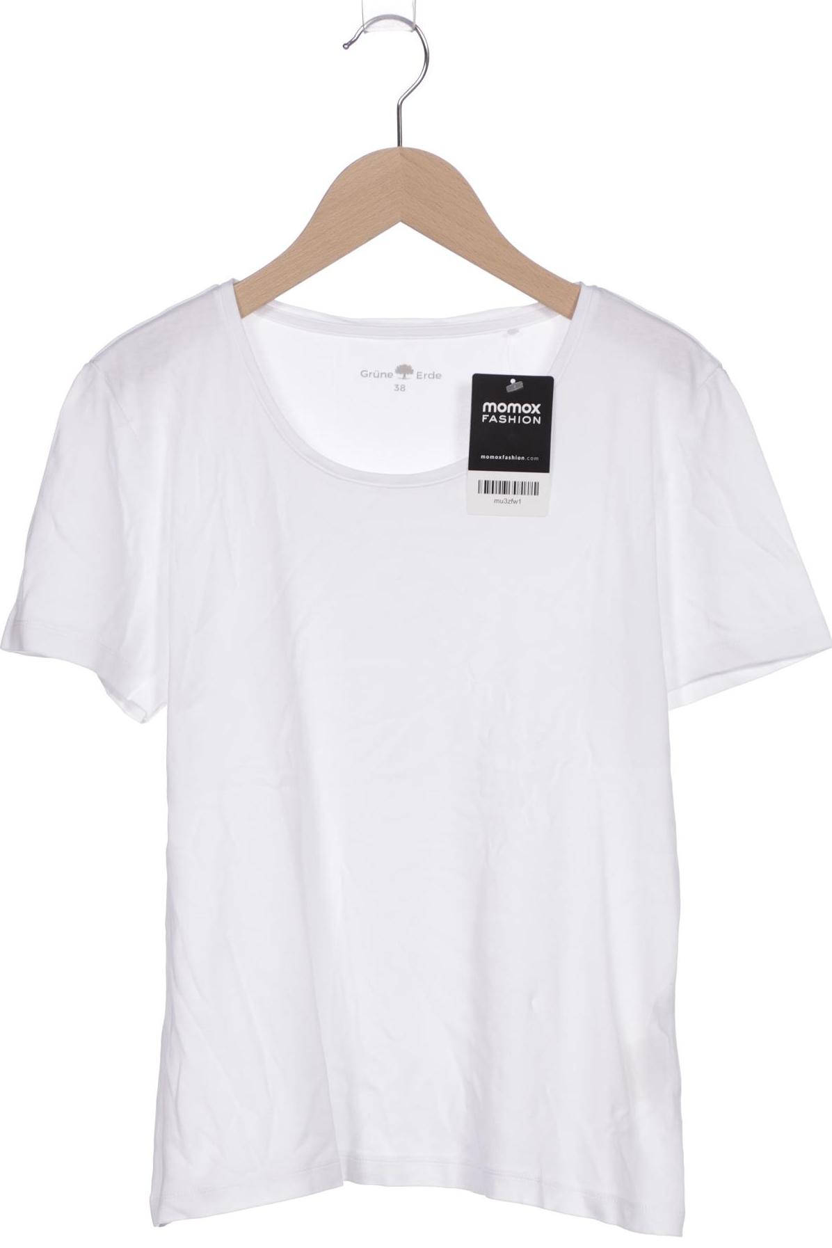 

Grüne Erde Damen T-Shirt, weiß, Gr. 38