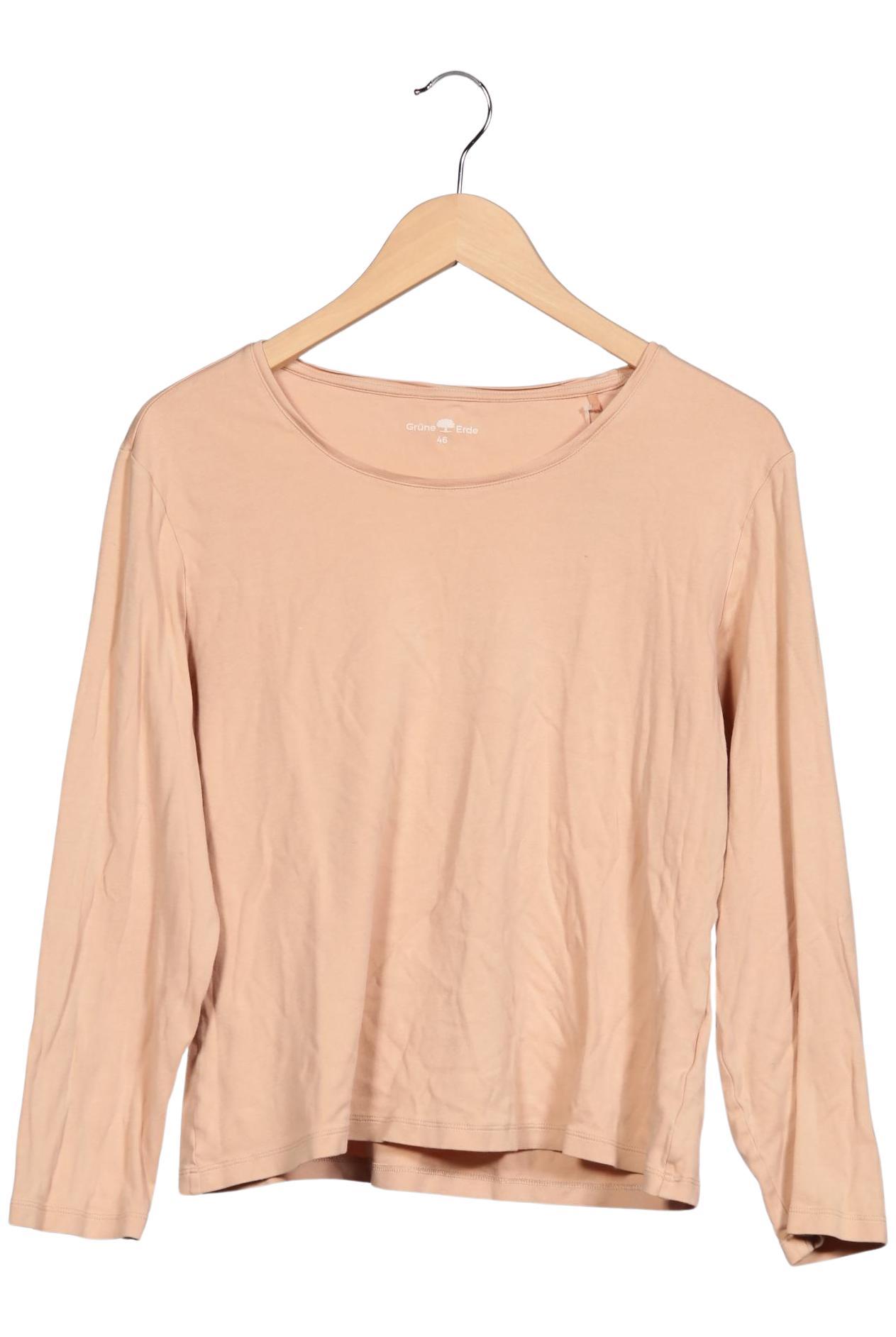 

Grüne Erde Damen Langarmshirt, beige, Gr. 46