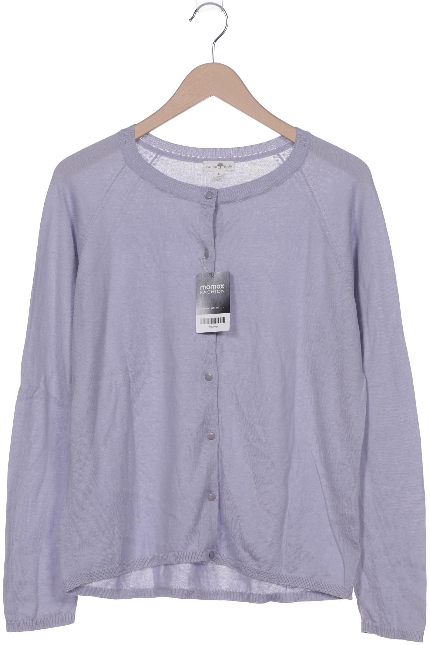 

Grüne Erde Damen Strickjacke, blau, Gr. 42