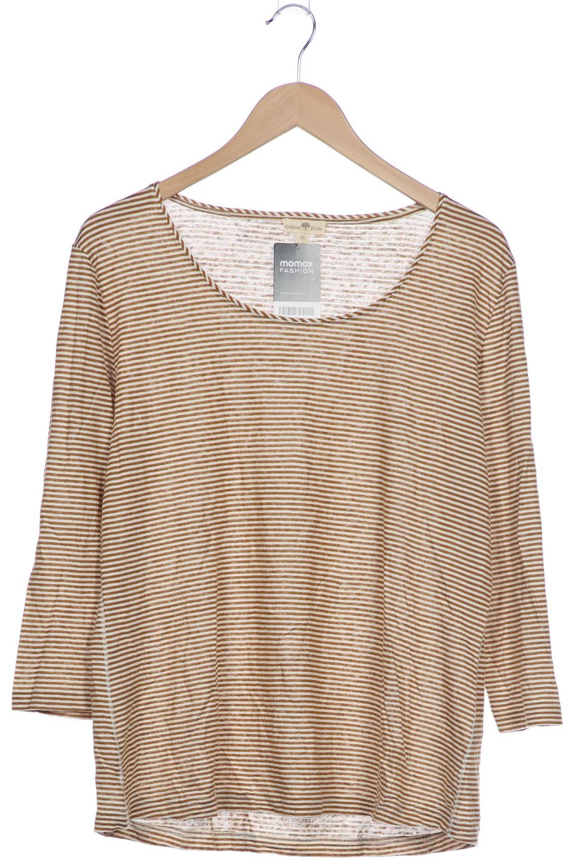 

Grüne Erde Damen Langarmshirt, braun, Gr. 46