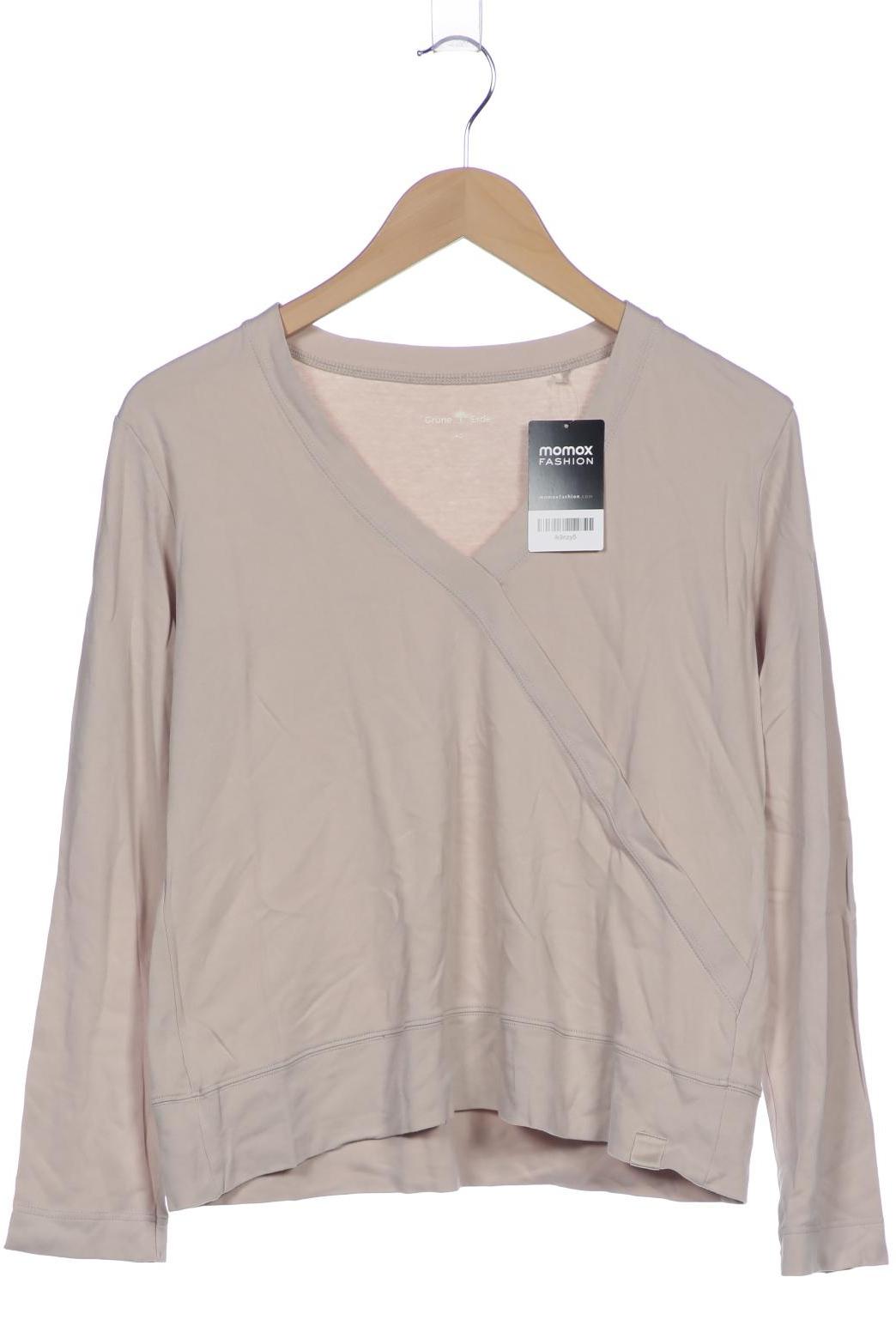 

Grüne Erde Damen Langarmshirt, beige, Gr. 40