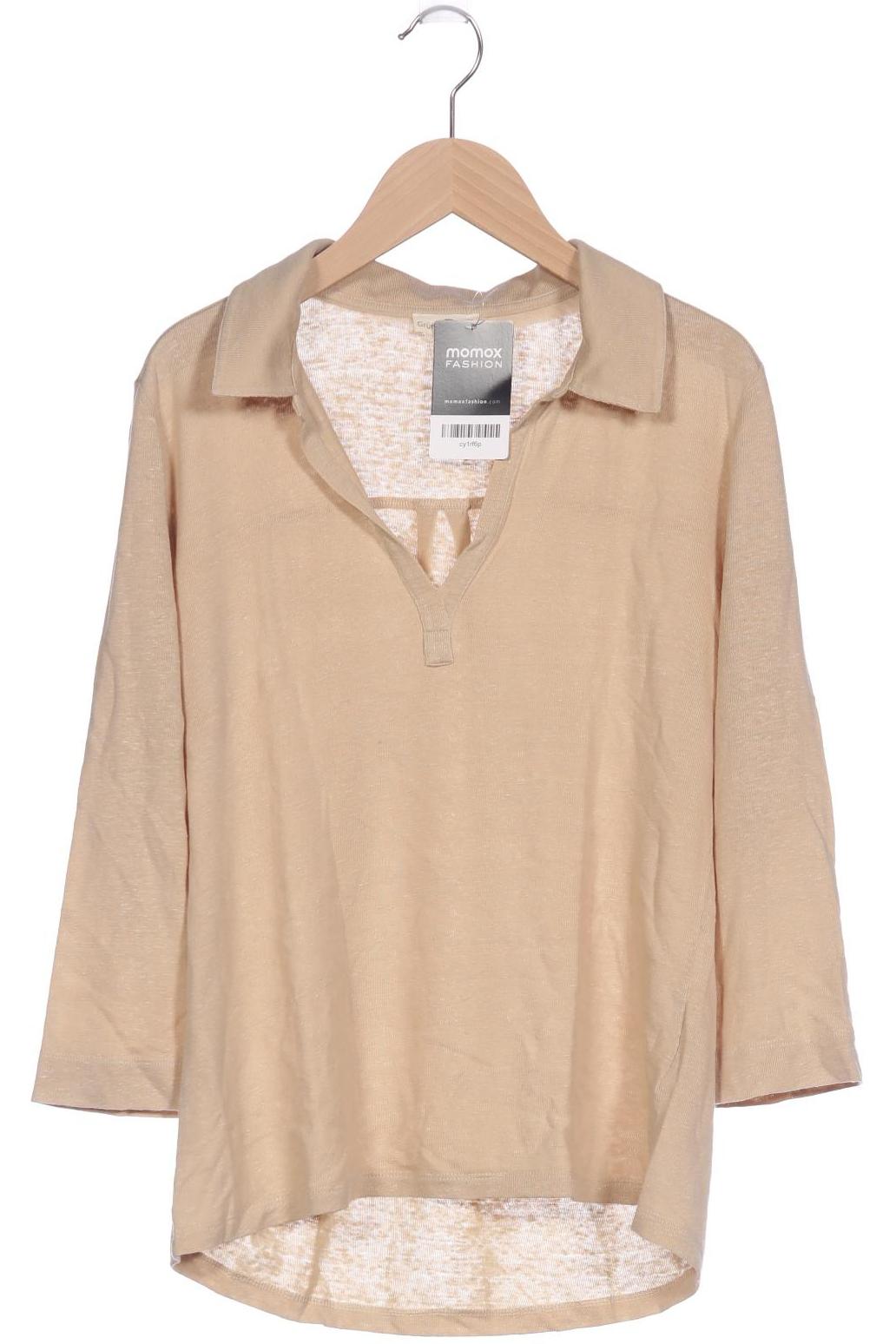 

Grüne Erde Damen Langarmshirt, beige, Gr. 40