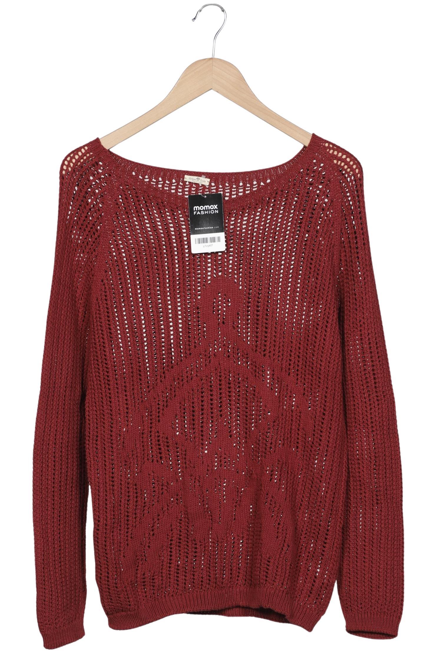 

Grüne Erde Damen Pullover, rot, Gr. 38