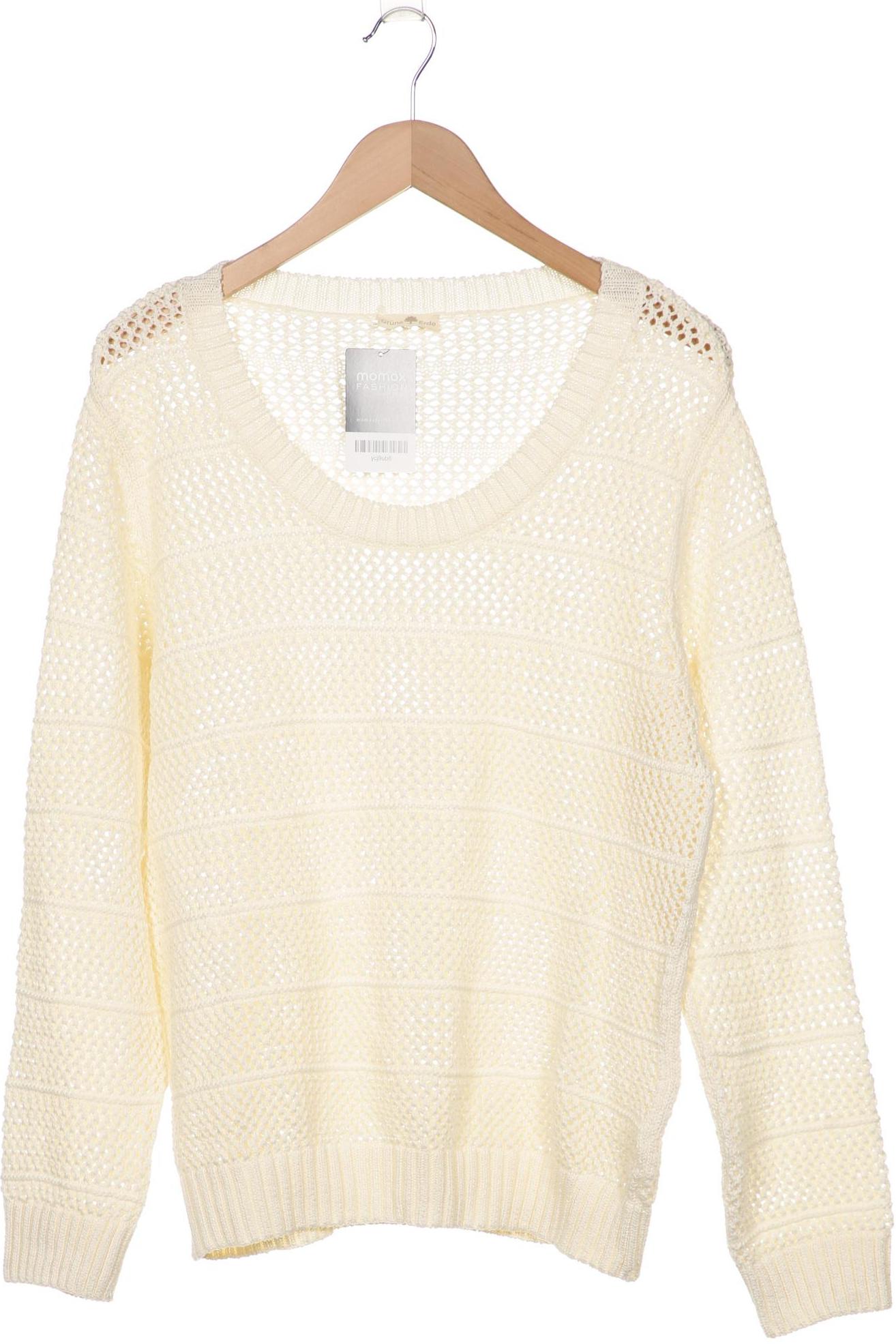 

Grüne Erde Damen Pullover, cremeweiß
